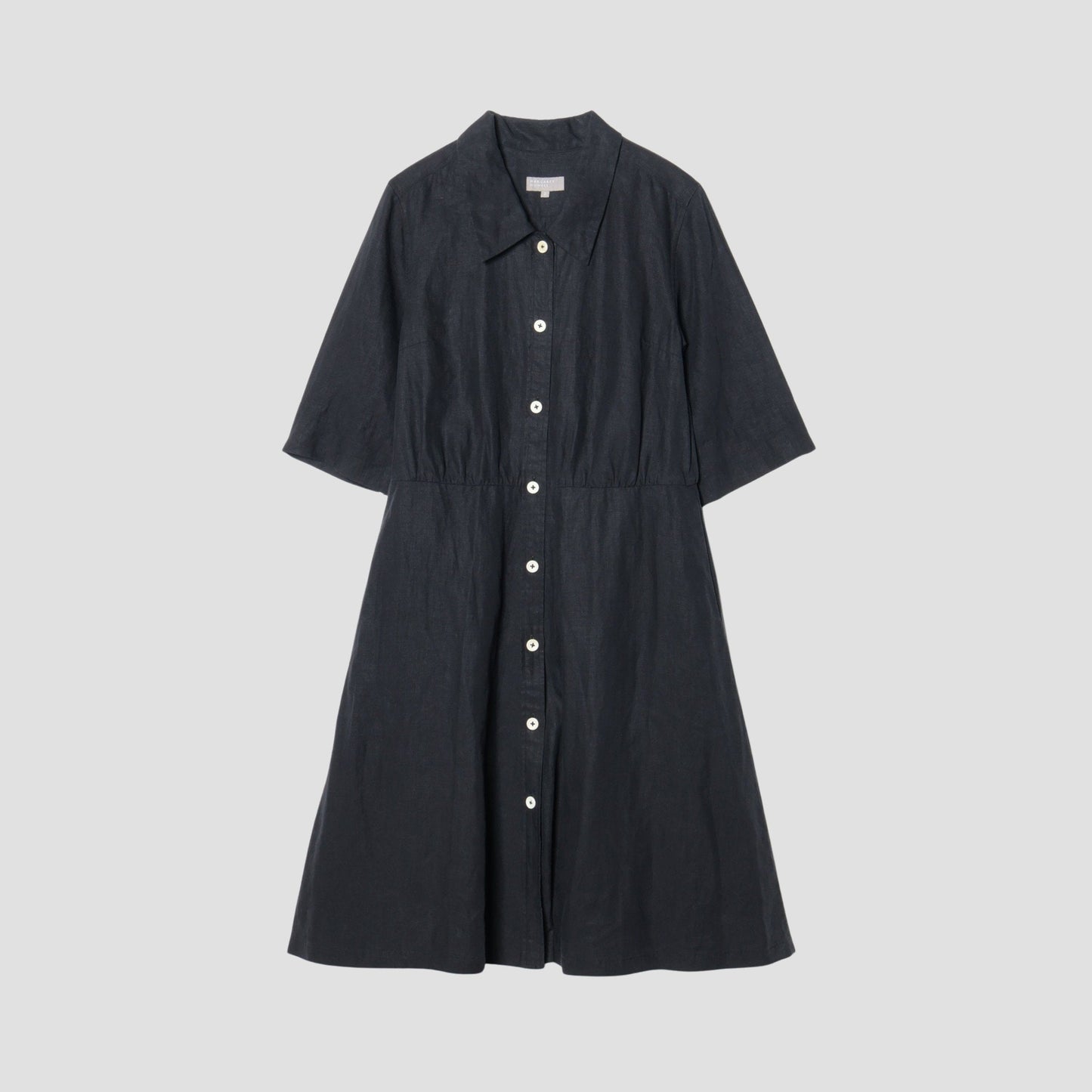 HIGH DENSE LINEN DRESS