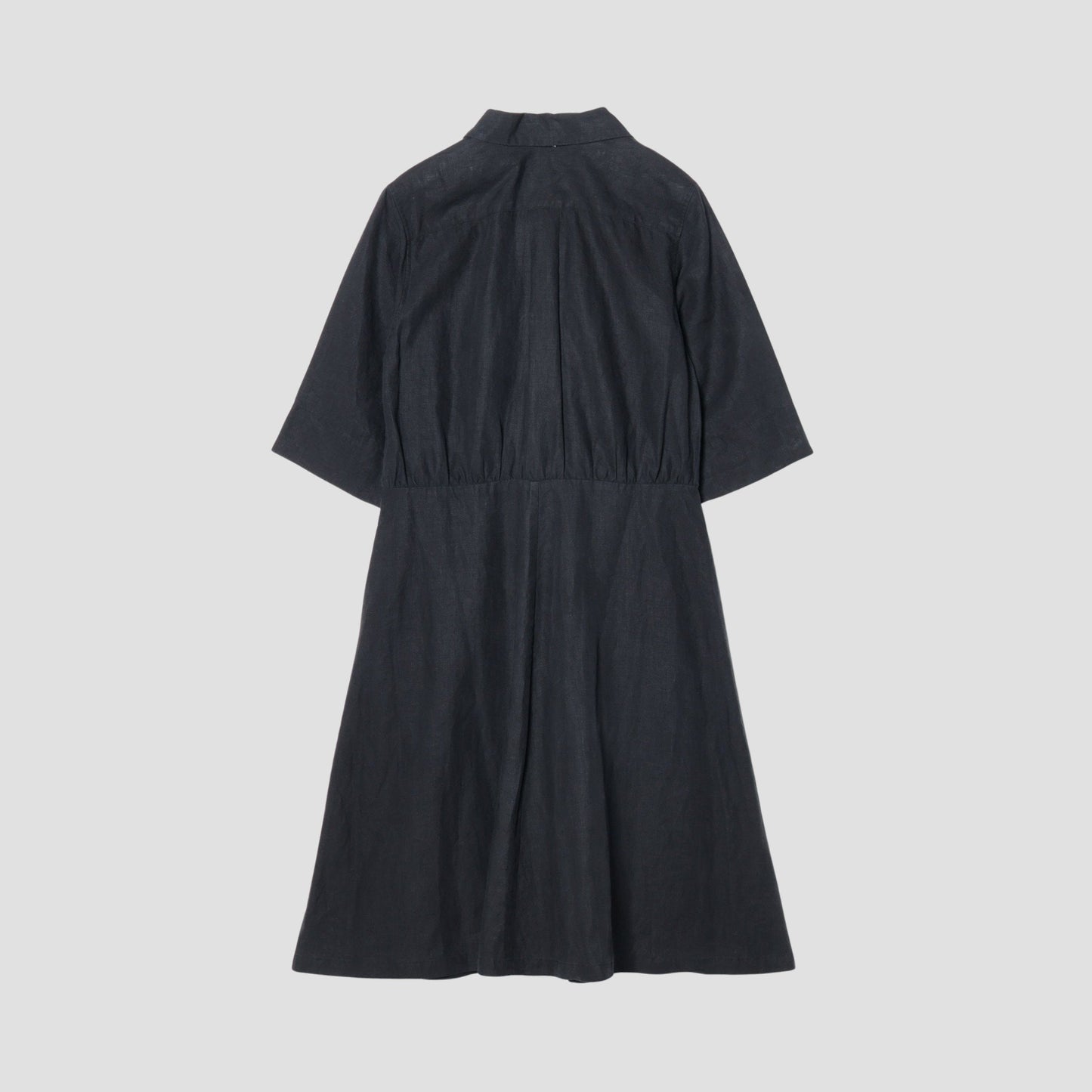 HIGH DENSE LINEN DRESS