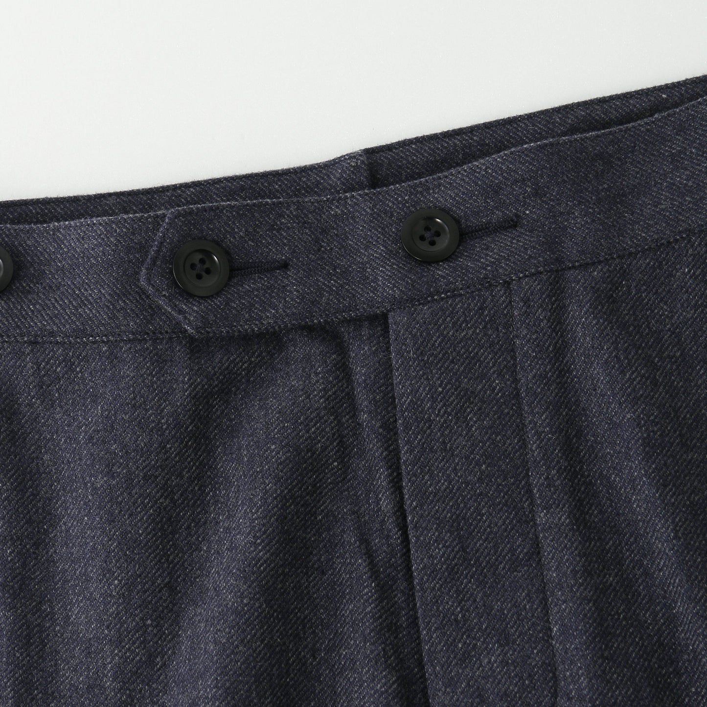 WOOL COTTON SERGE TROUSERS