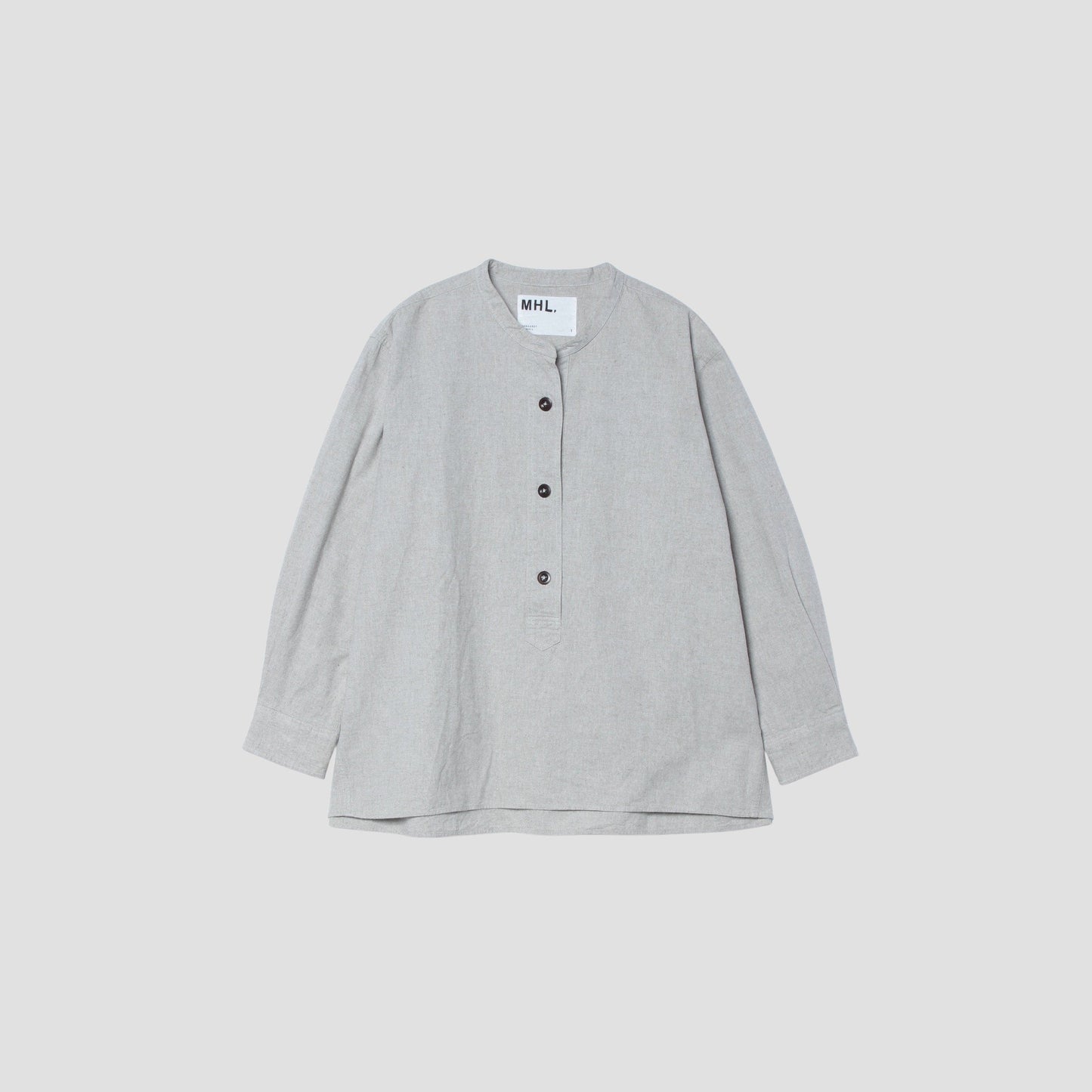 COLOURED COTTON WEAVE(MHL SHOP限定) SHIRT