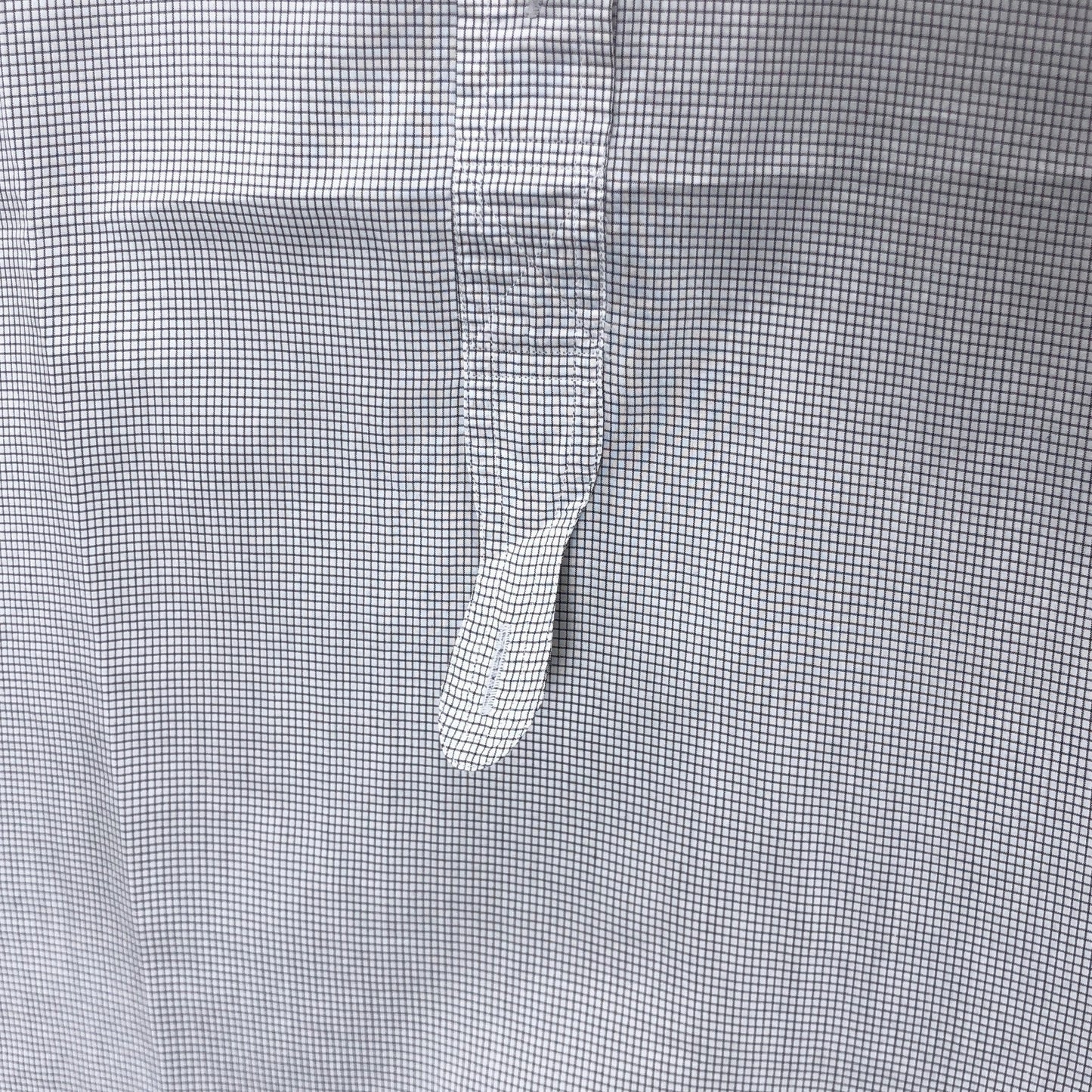 COTTON SILK GRAPH CHECK SHIRT