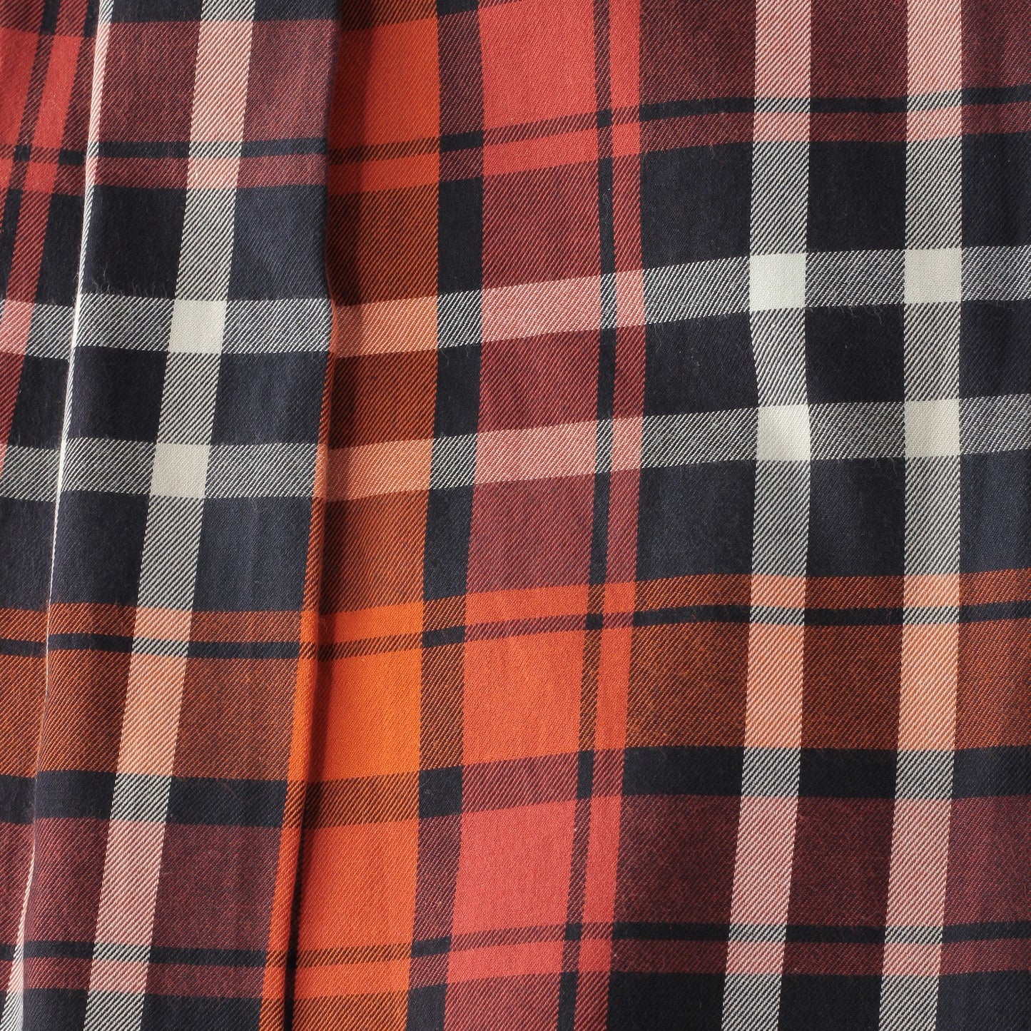 ORANGE TARTAN SHIRT