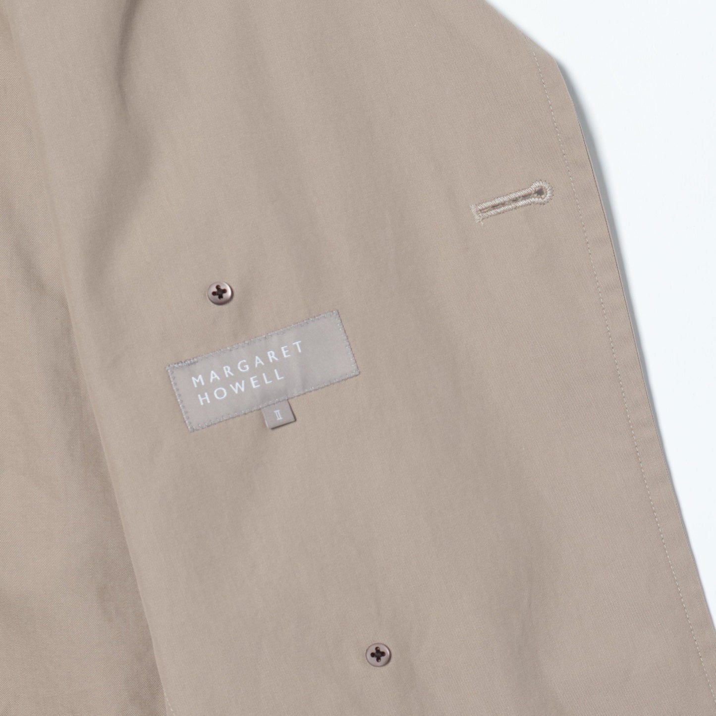 COMPACT COTTON TWILL COAT