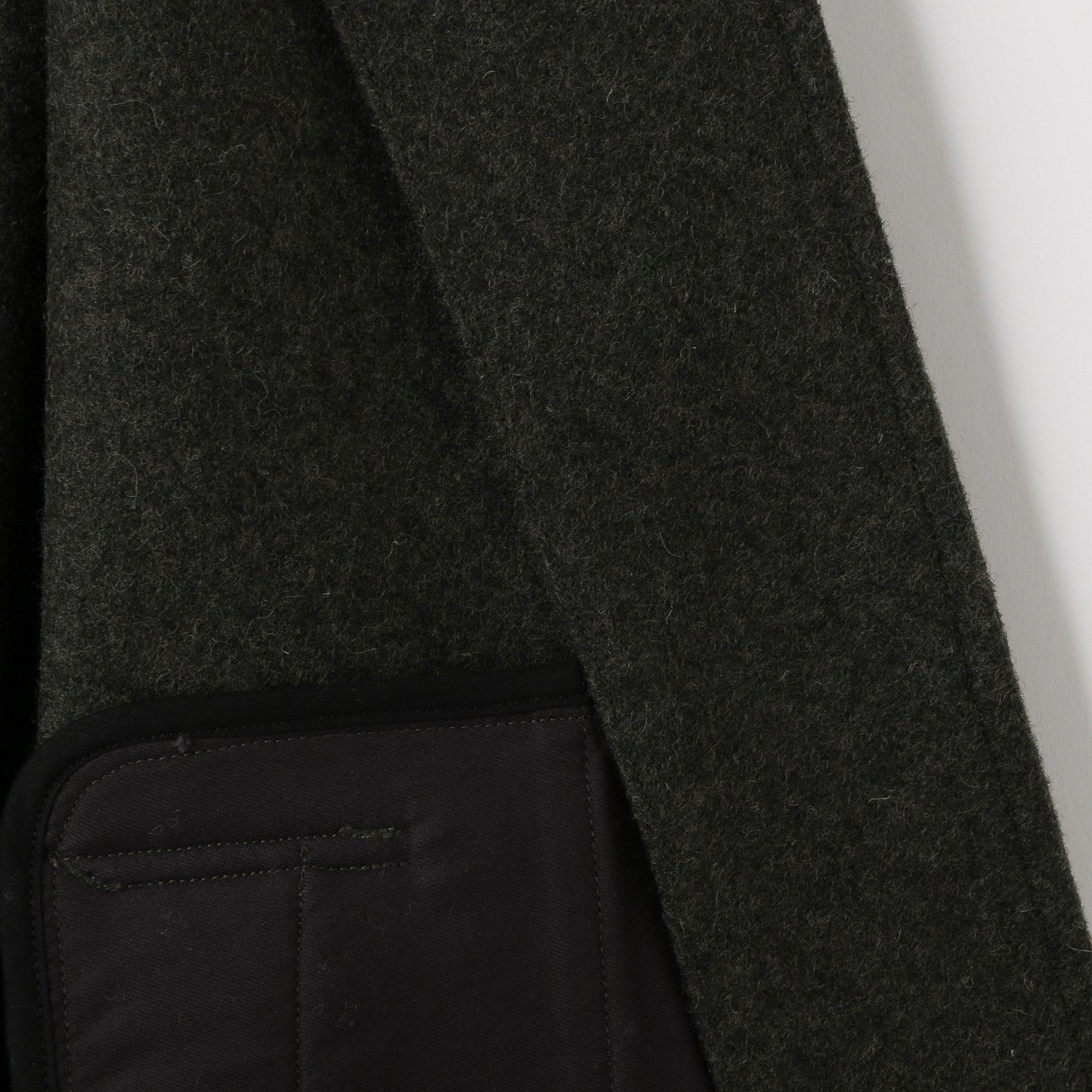 COARSE WOOL MELTON BLOUSON