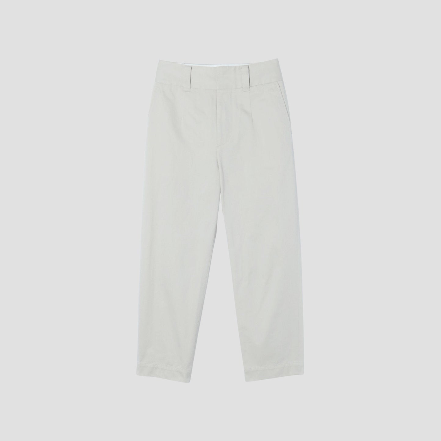 COTTON TWILL TROUSERS