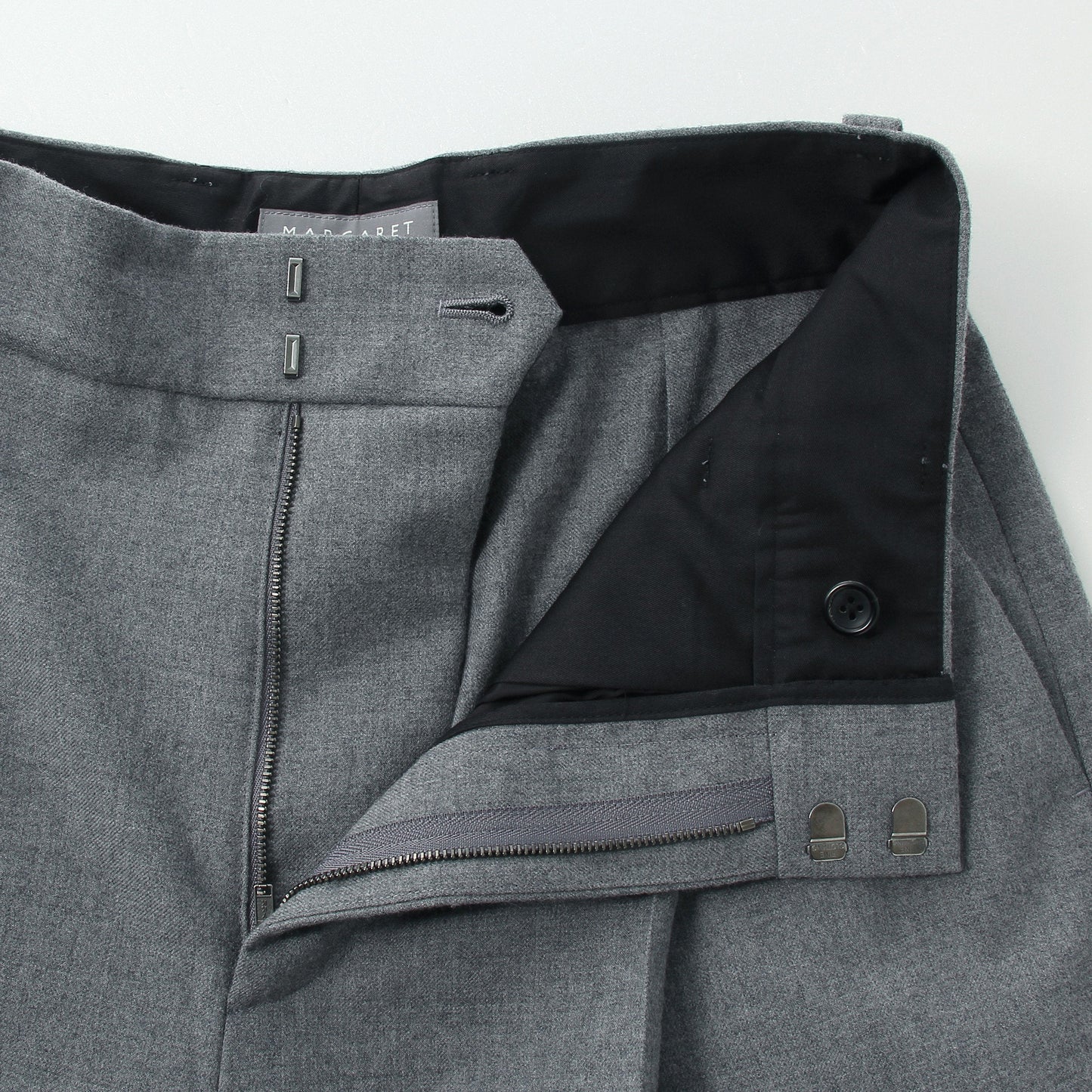 FLANNEL WOOL TROUSERS