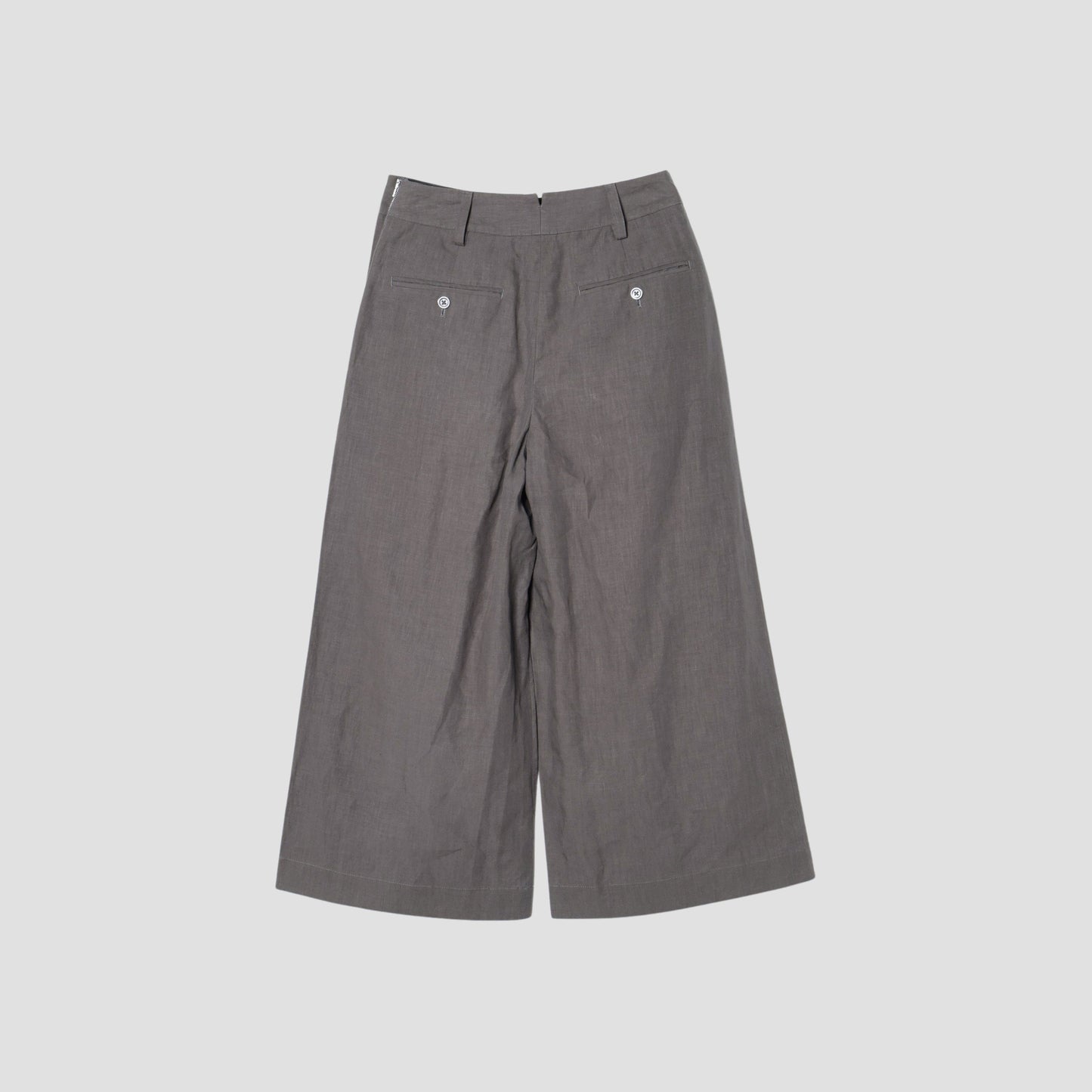 HIGH DENSE LINEN TROUSERS