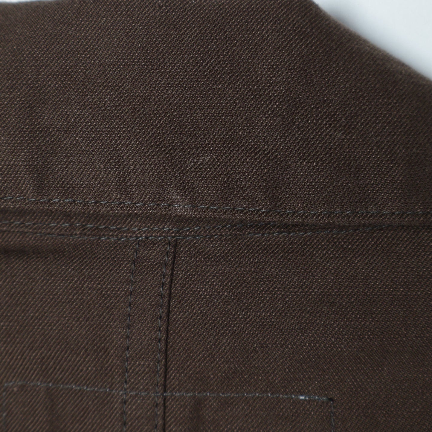 COTTON LINEN TWILL DRESS