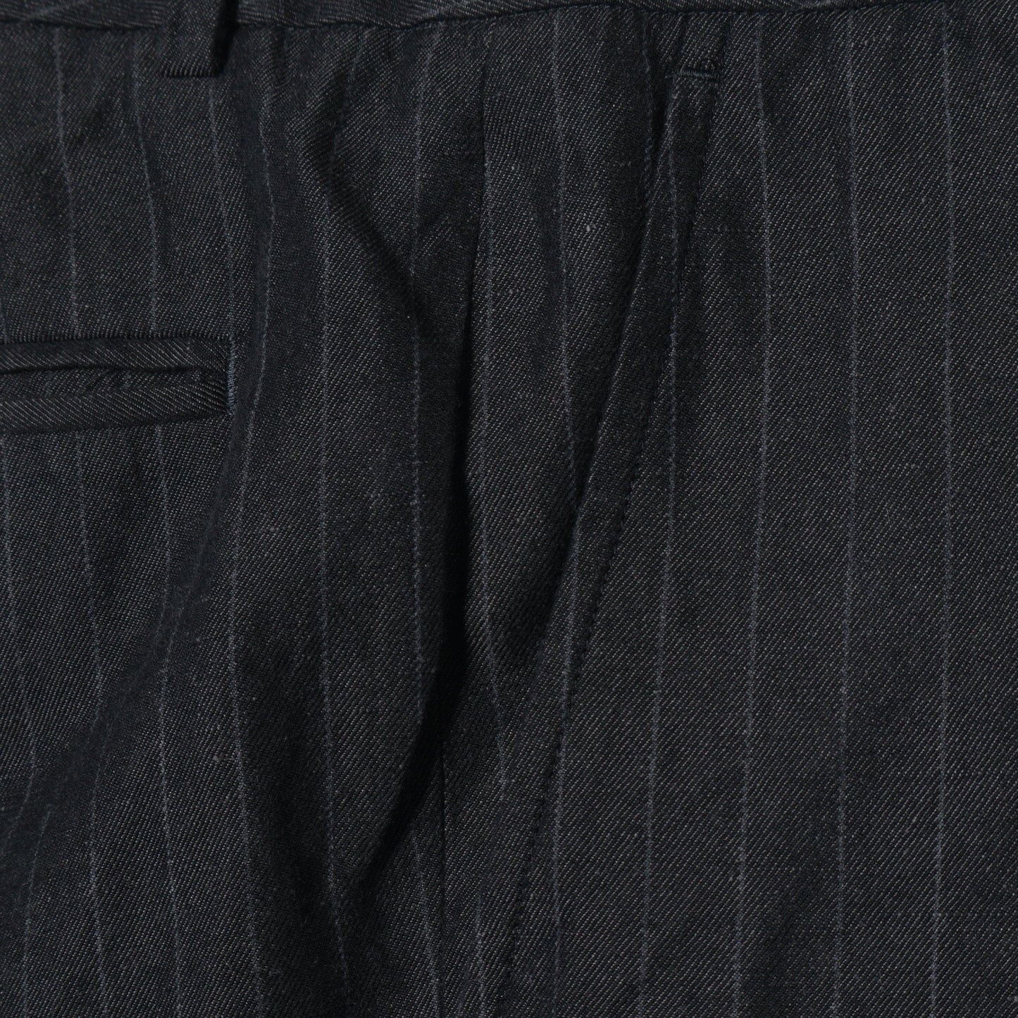 COTTON LINEN TWILL TROUSERS