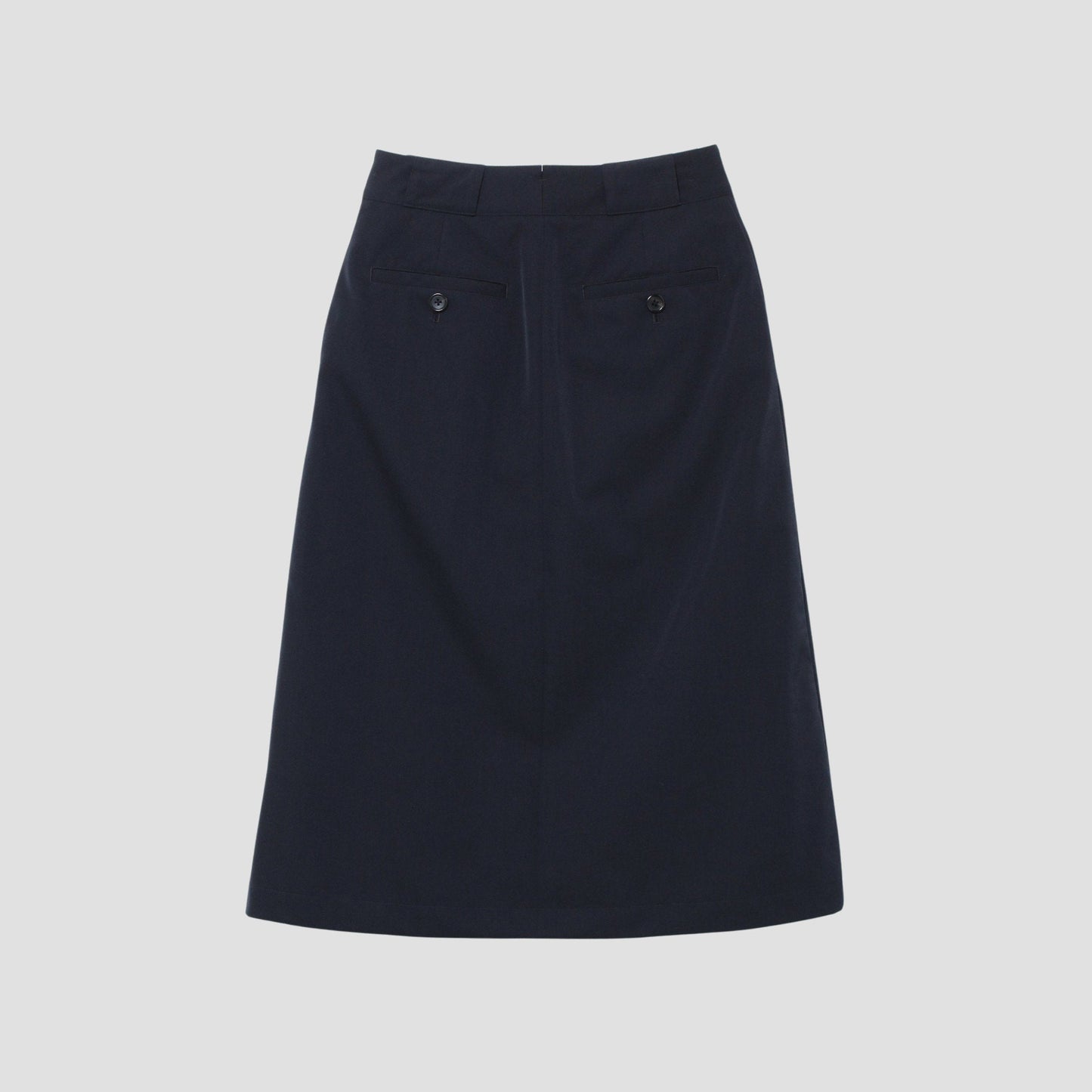FINE WOOL TWILL SKIRT