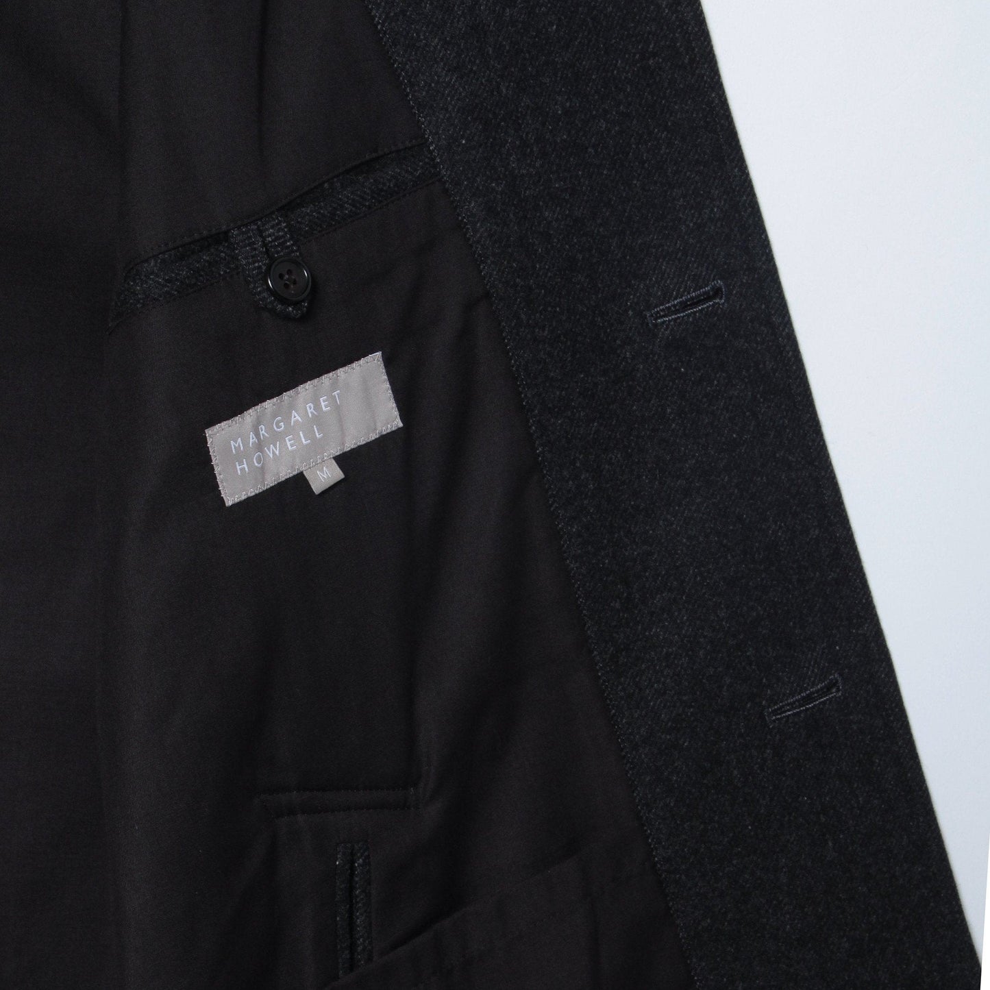 WOOL SERGE COAT