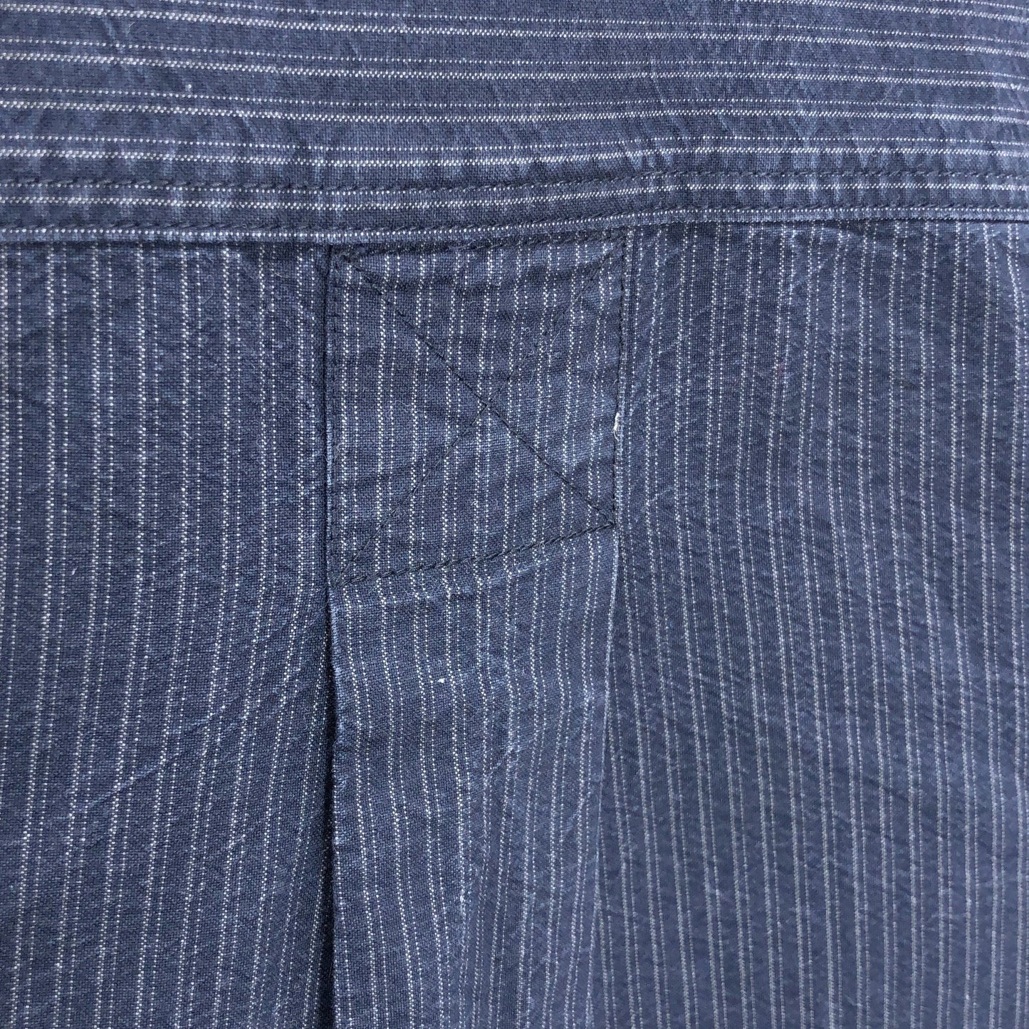 OFFSET STRIPE COTTON SHIRT