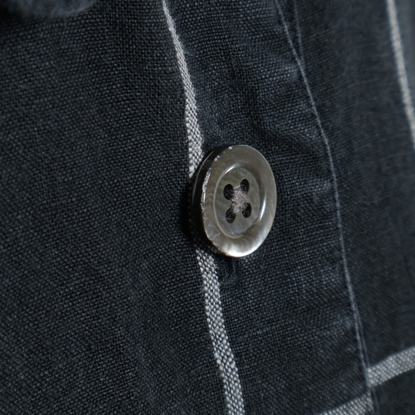 OVERSIZE CHECK LINEN SHIRT