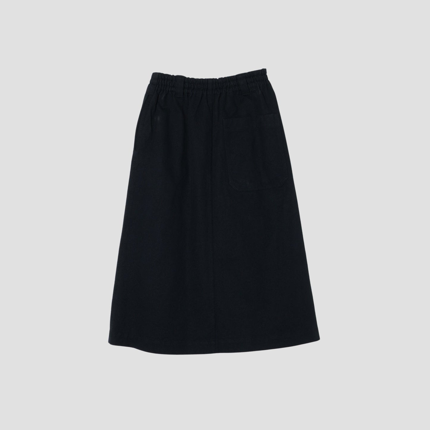 WORN LINEN COTTON DRILL SKIRT