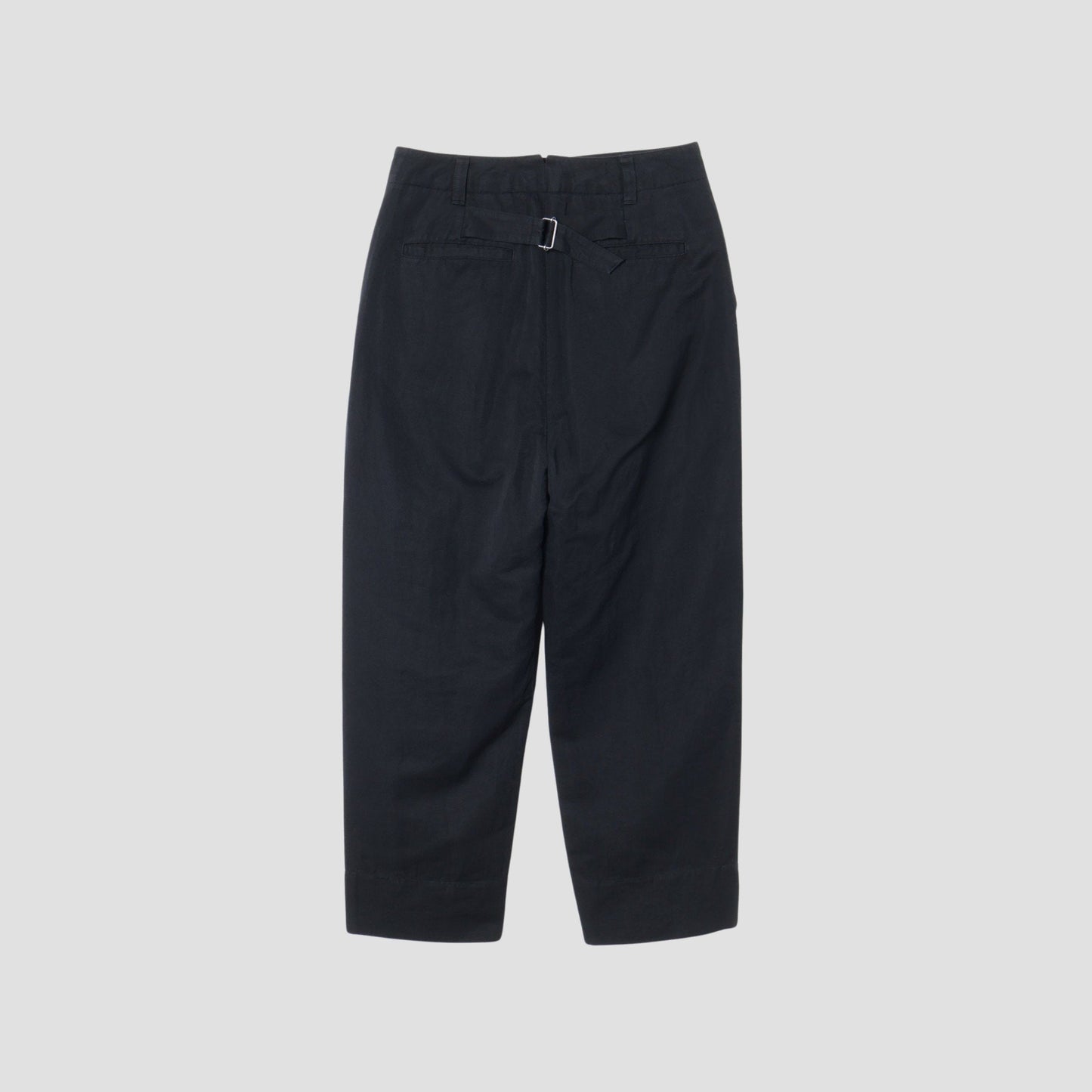 COTTON LINEN TWILL TROUSERS