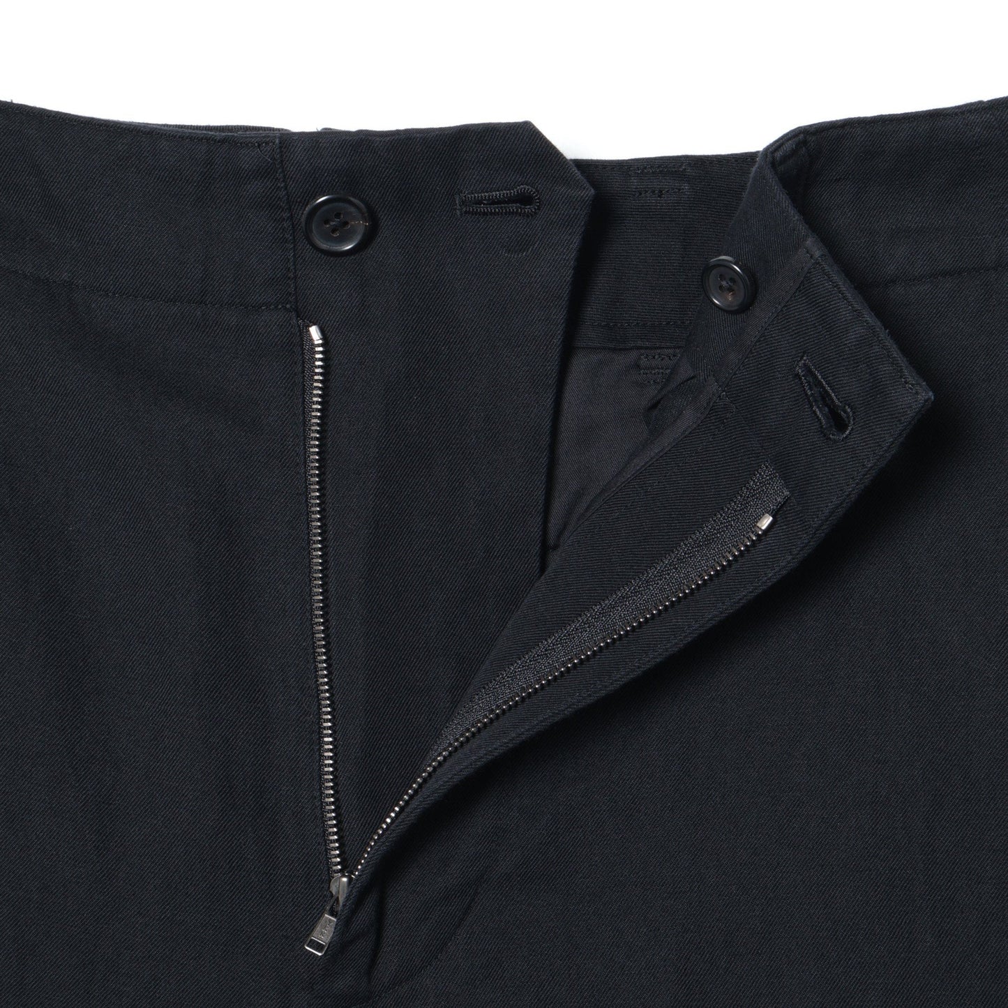 COTTON LINEN TWILL TROUSERS