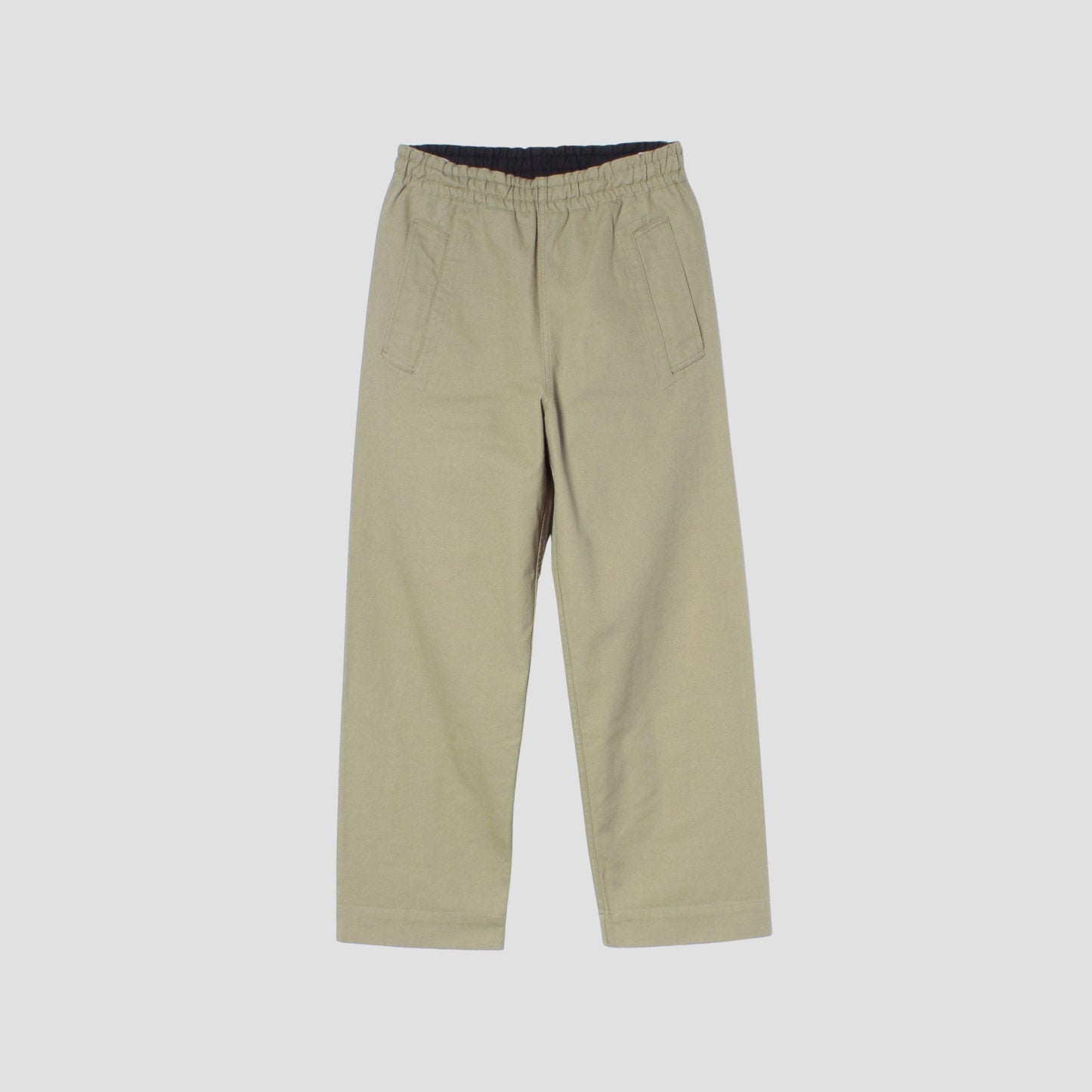 ORGANIC COTTON GABARDINE TROUSERS