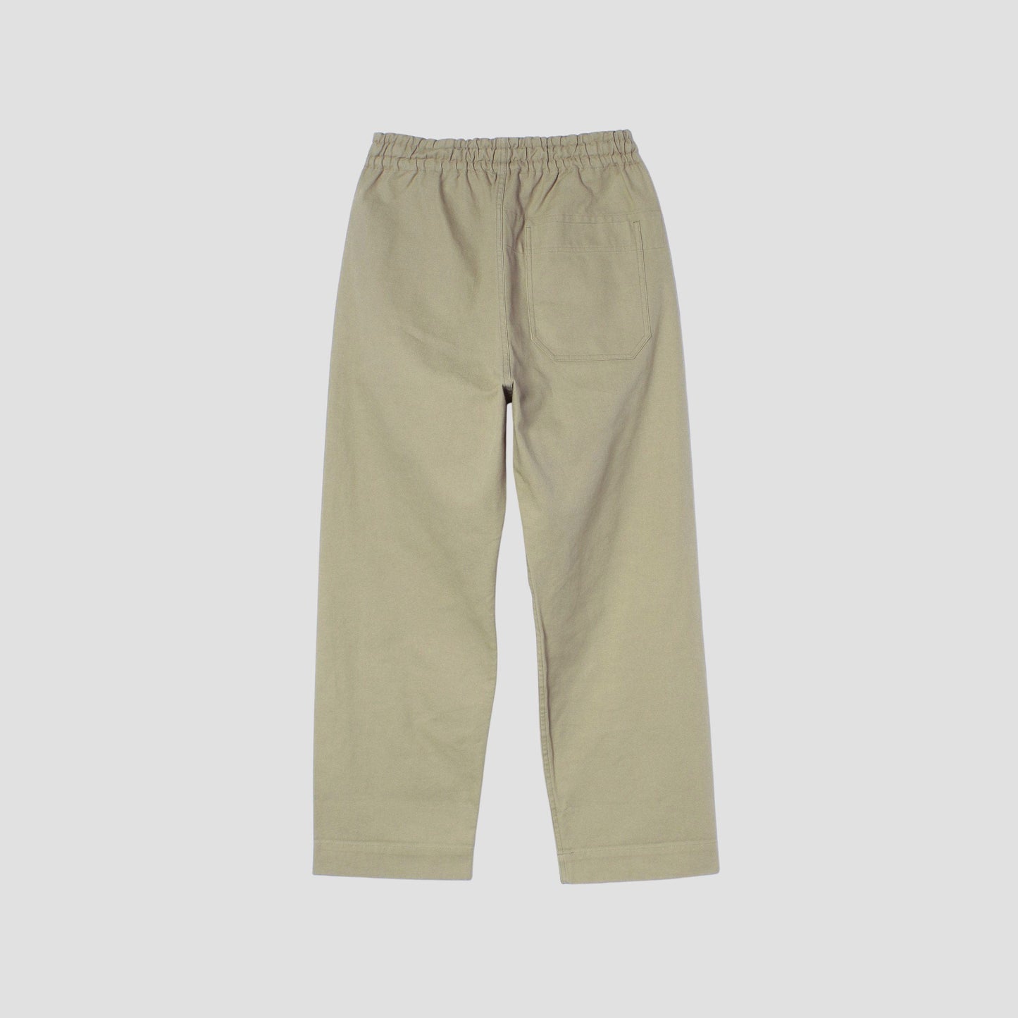 ORGANIC COTTON GABARDINE TROUSERS