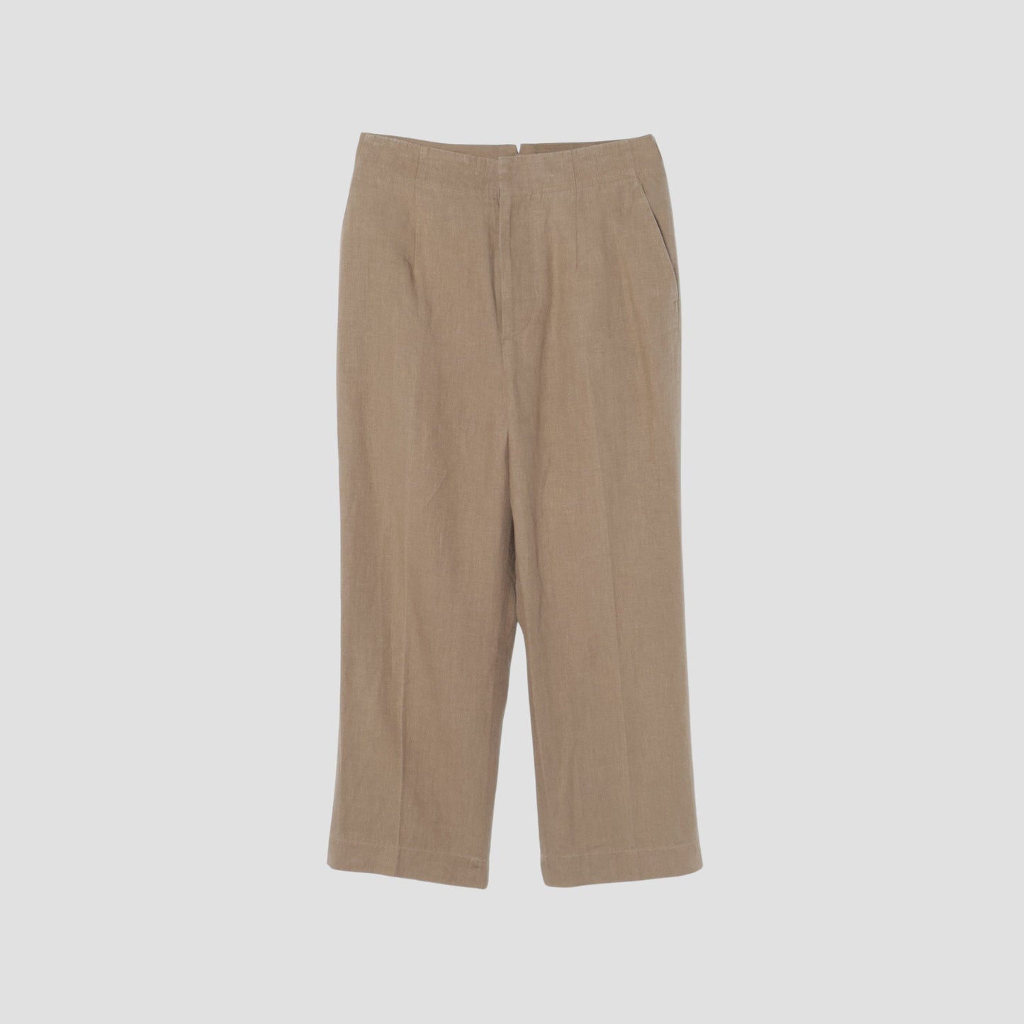 PLAIN LINEN TROUSERS