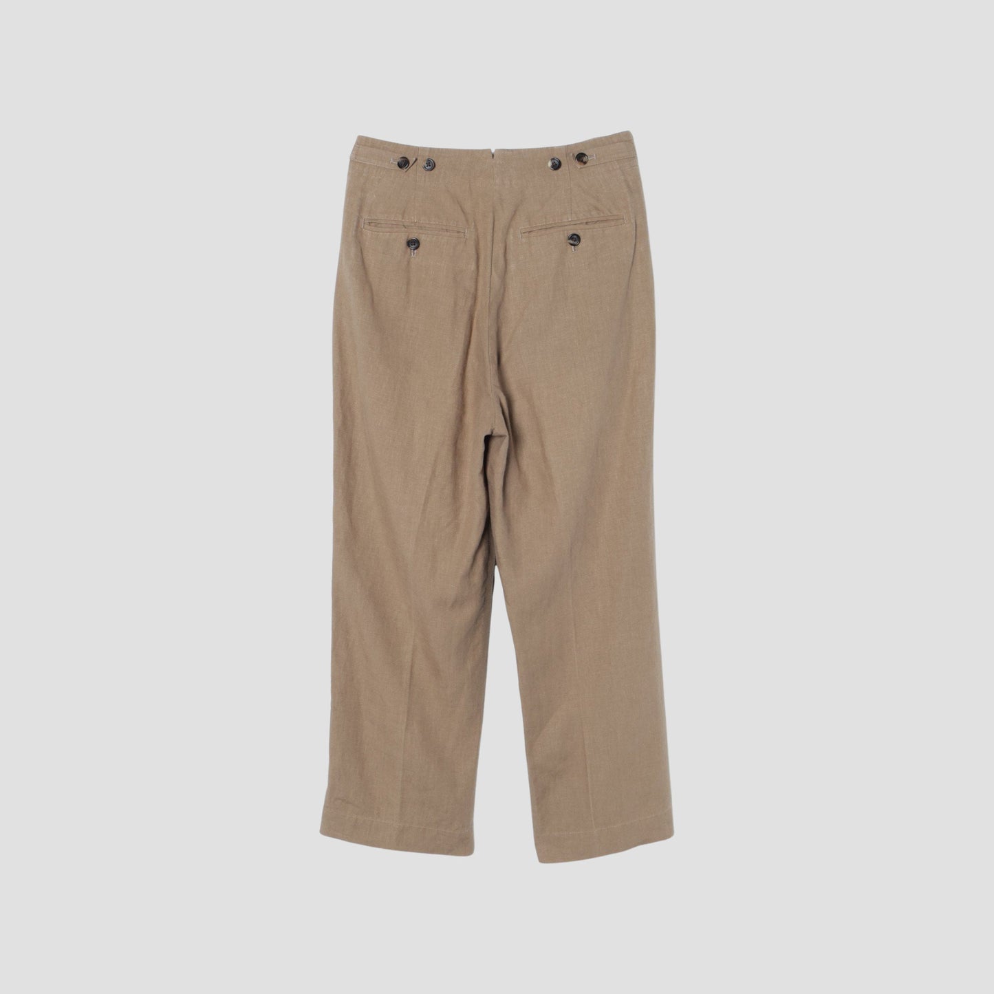 PLAIN LINEN TROUSERS