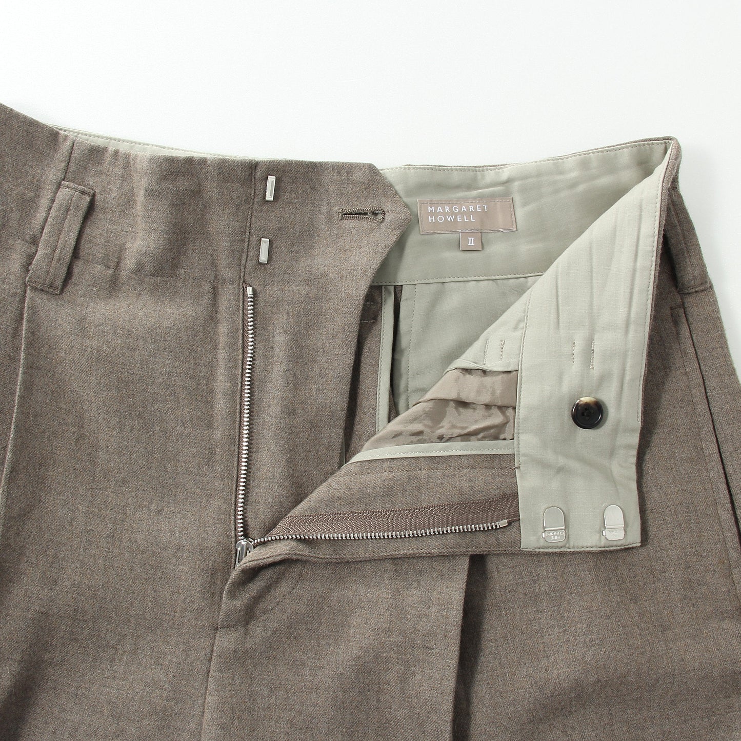 LIGHT FLANNEL TROUSERS