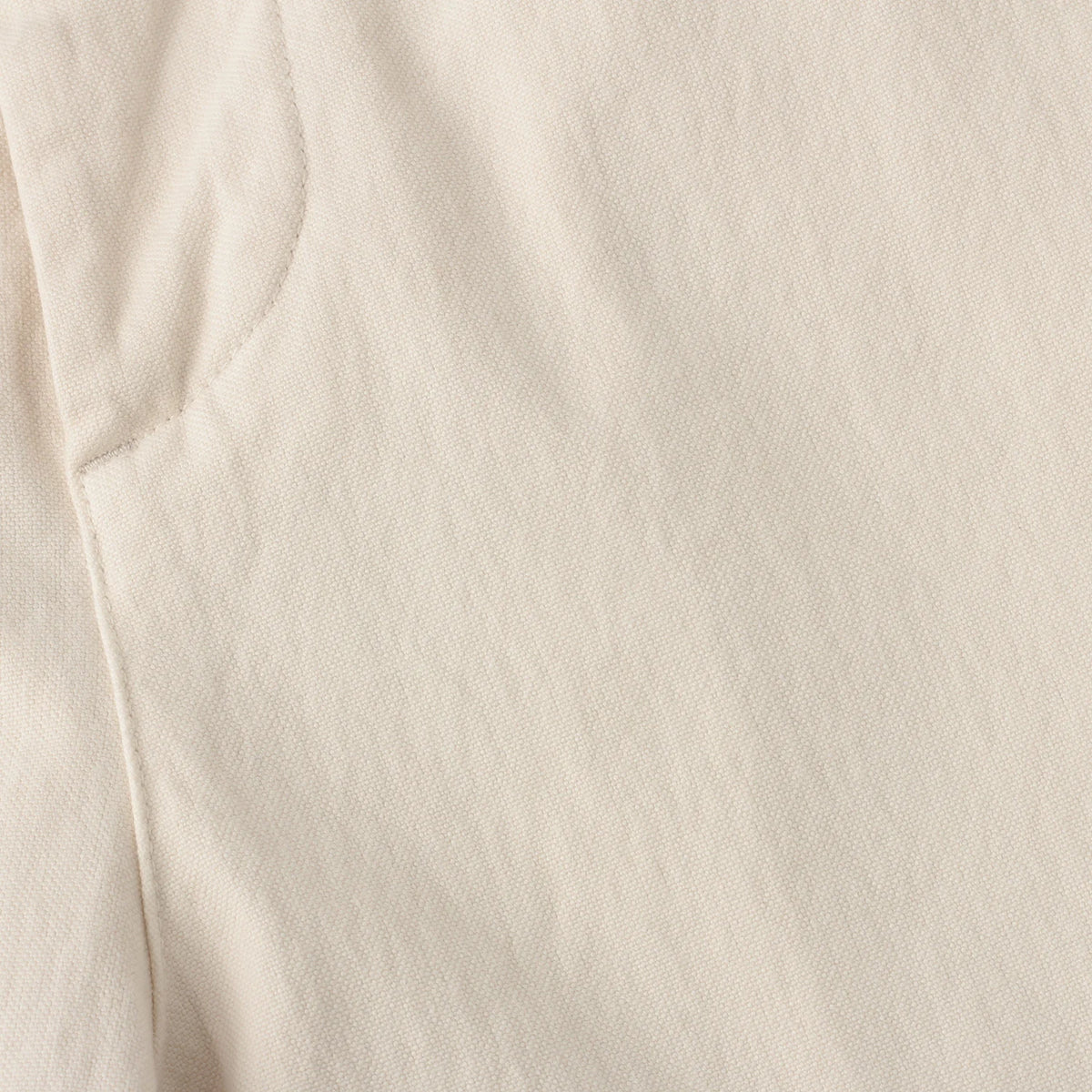 UNEVEN COTTON CANVAS TROUSERS