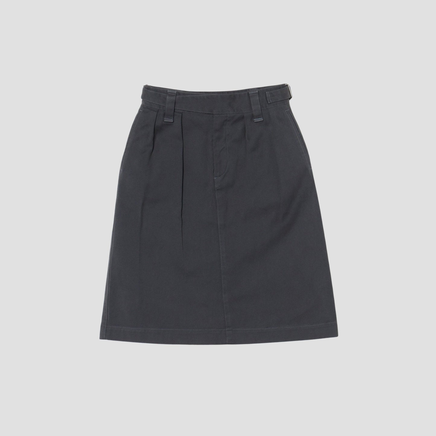 BRUSHED GABERDINE SKIRT
