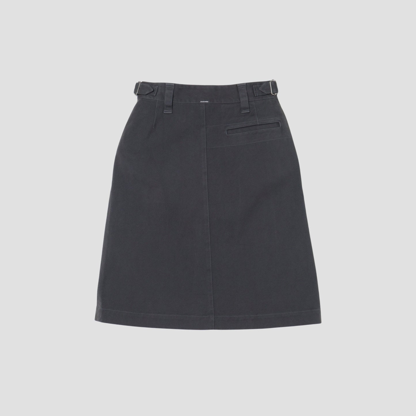 BRUSHED GABERDINE SKIRT