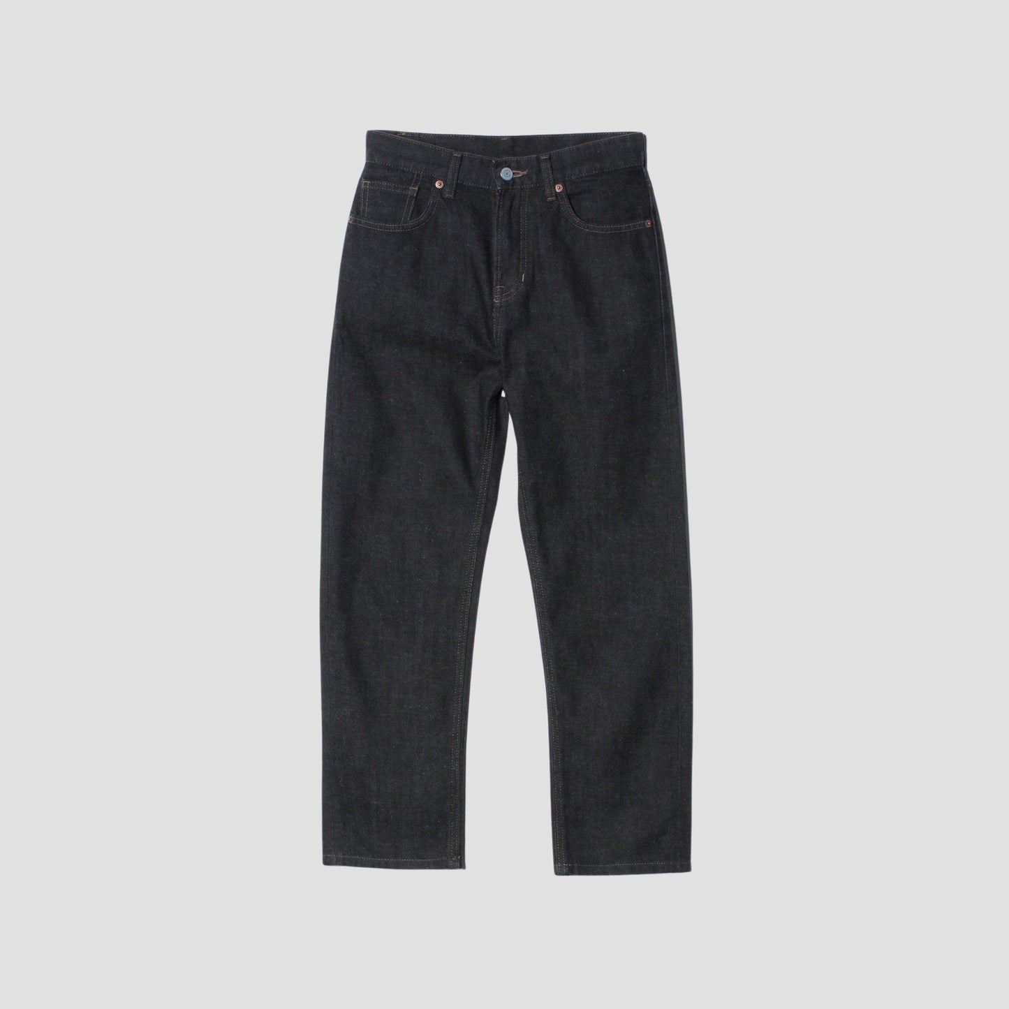 BLACK DENIM TROUSERS