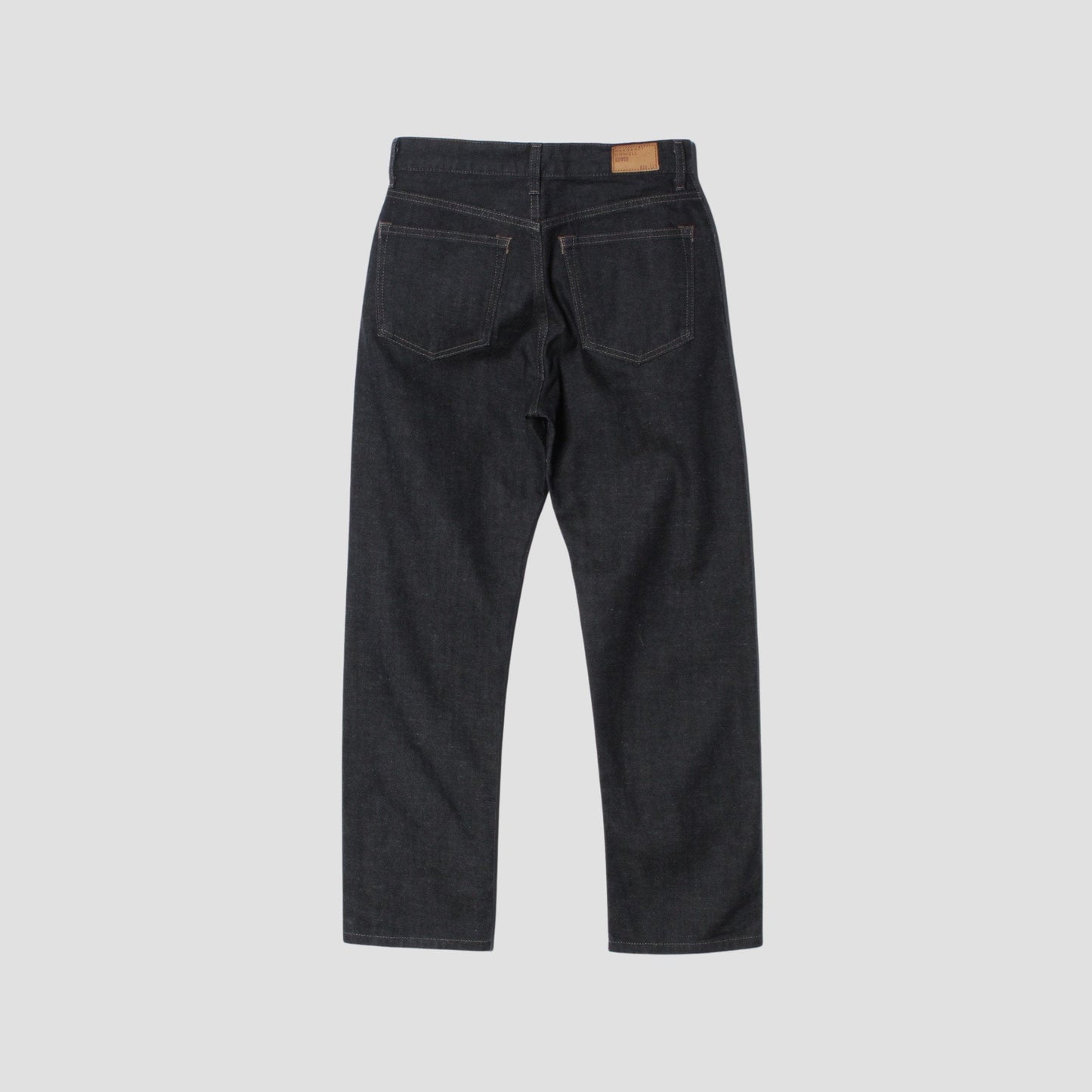 BLACK DENIM TROUSERS