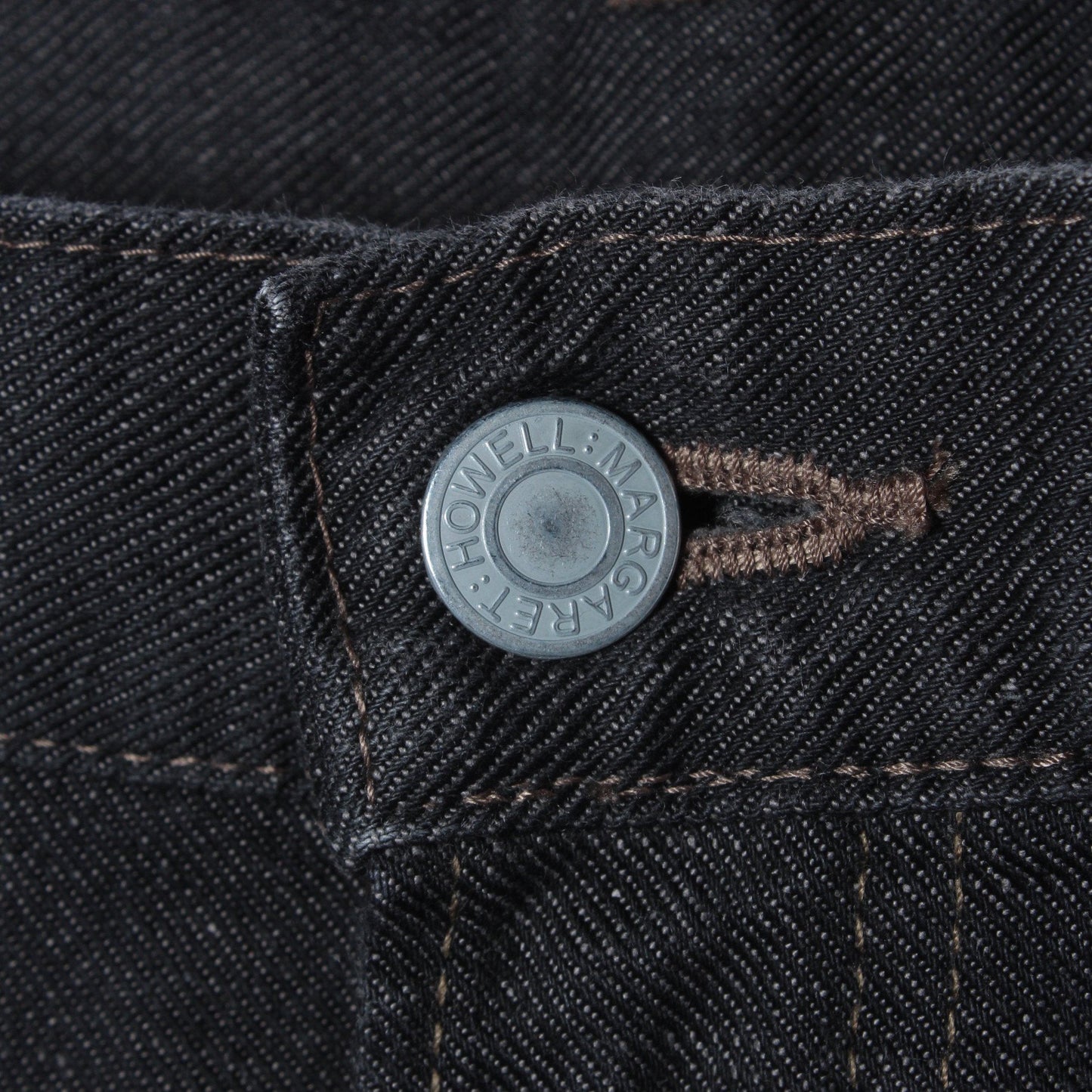 BLACK DENIM TROUSERS
