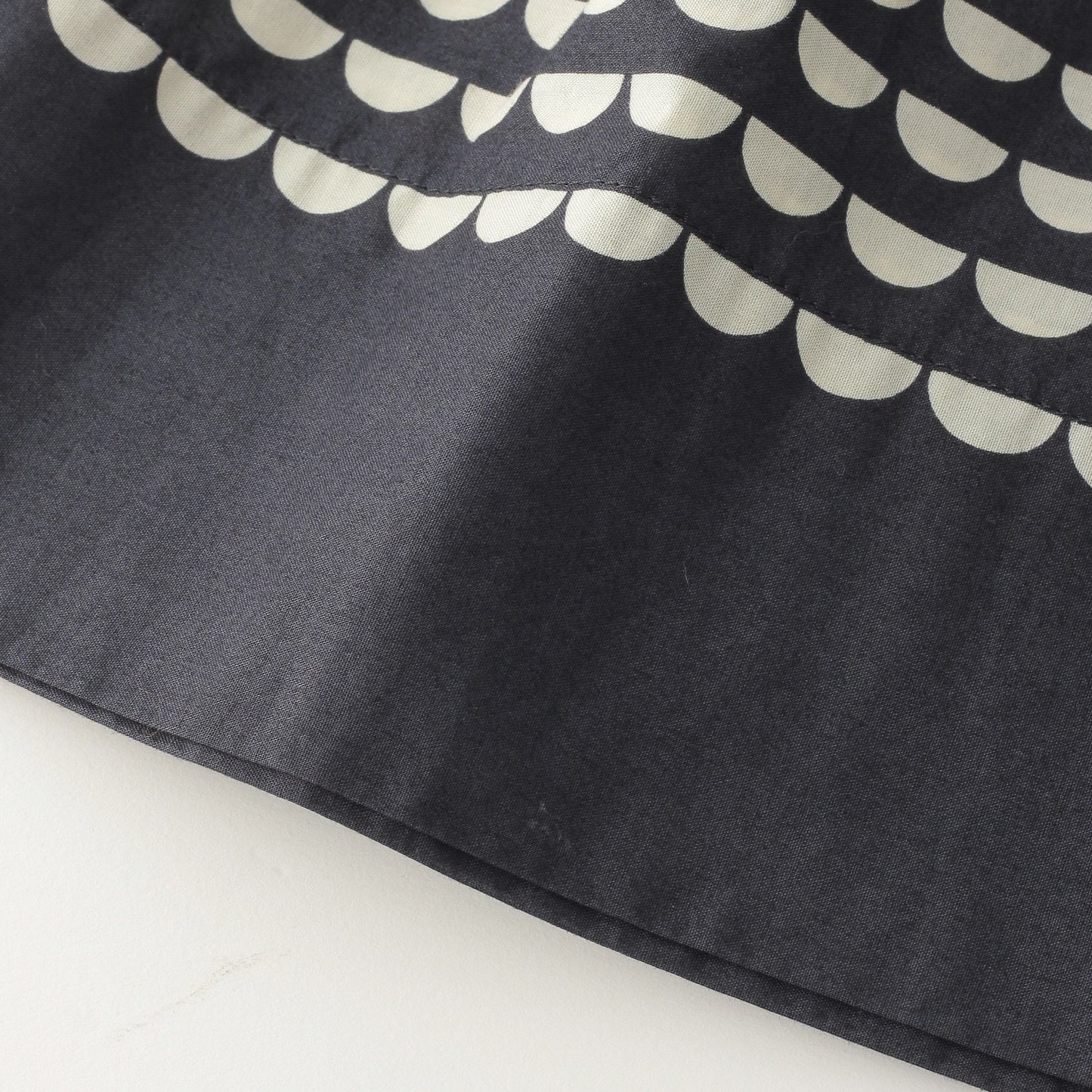 HALF MOON COTTON SKIRT