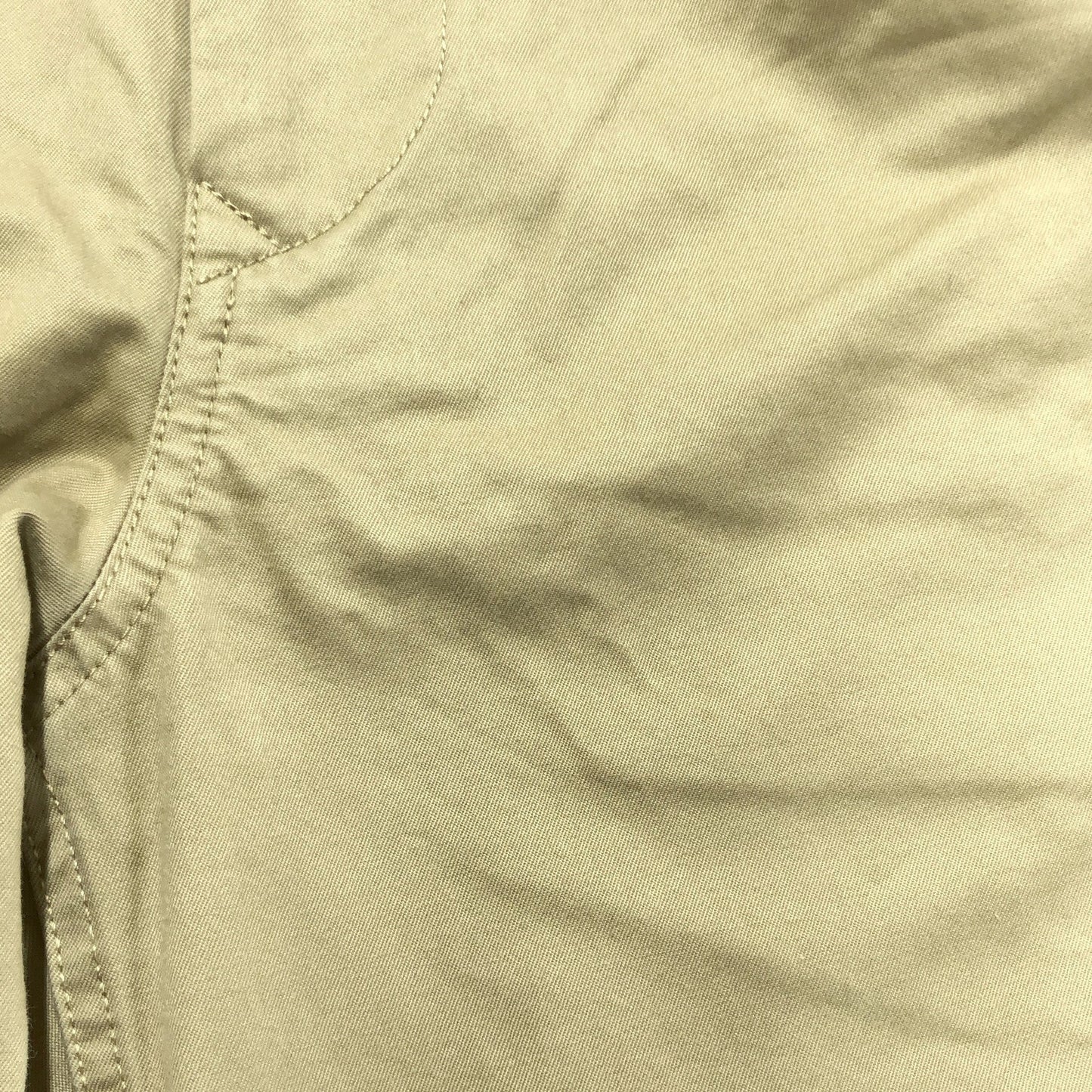 WASHED CHINO COTTON TROUSERS