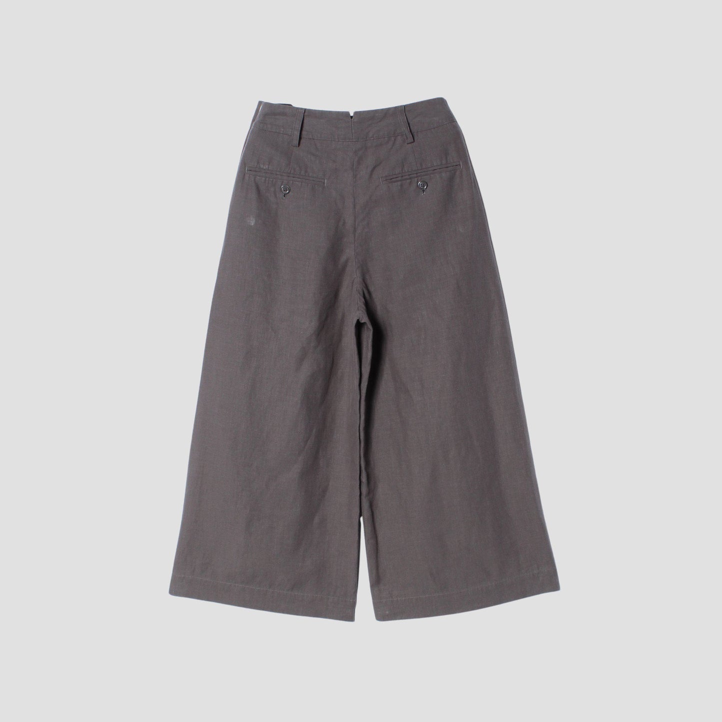 HIGH DENSE LINEN TROUSERS