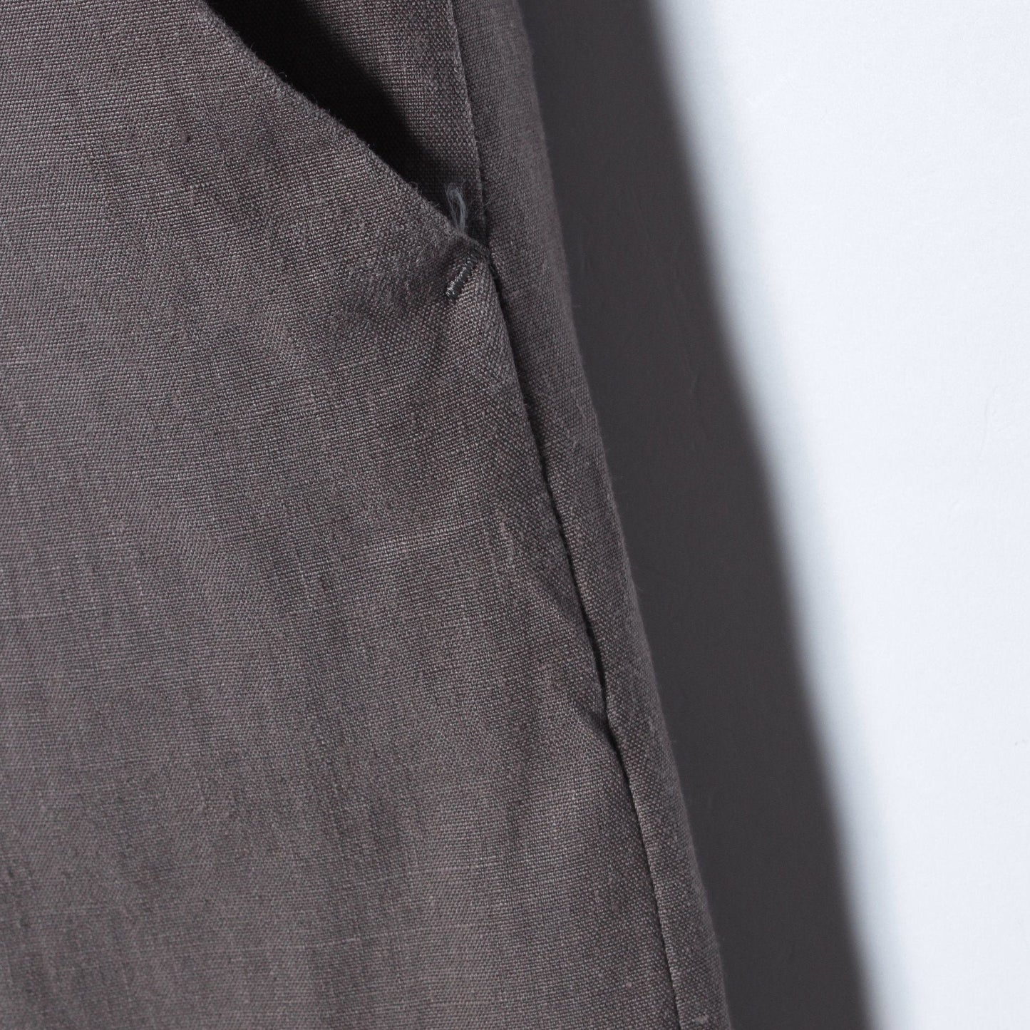 HIGH DENSE LINEN TROUSERS