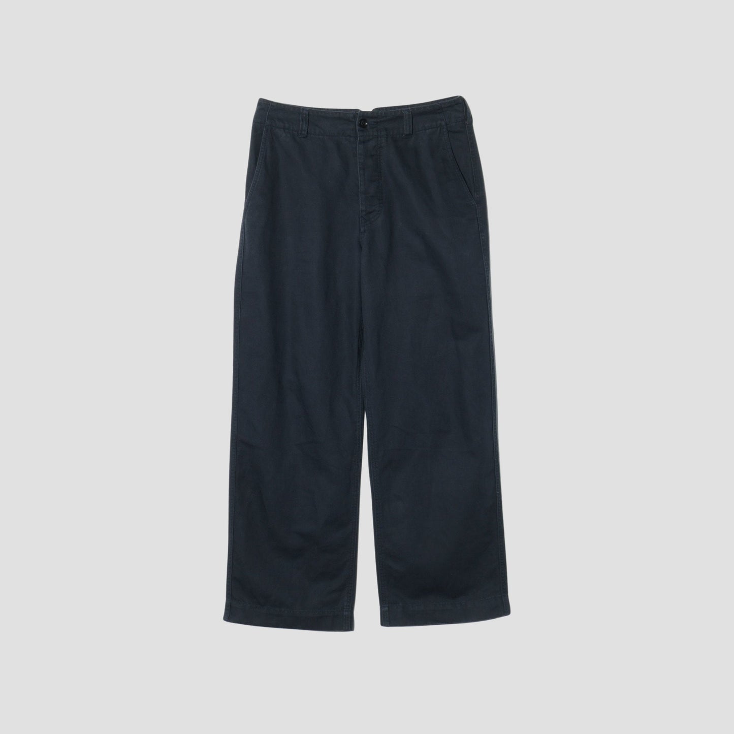 COTTON LINEN DRILL TROUSERS