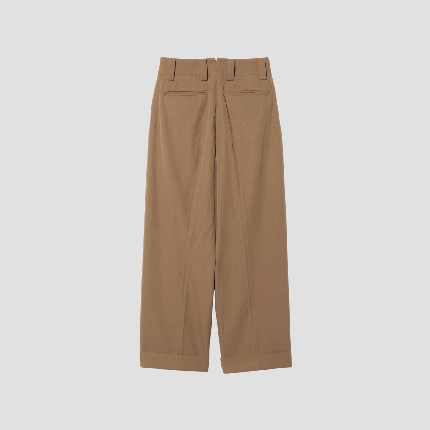 COTTON WOOL TWILL TROUSERS