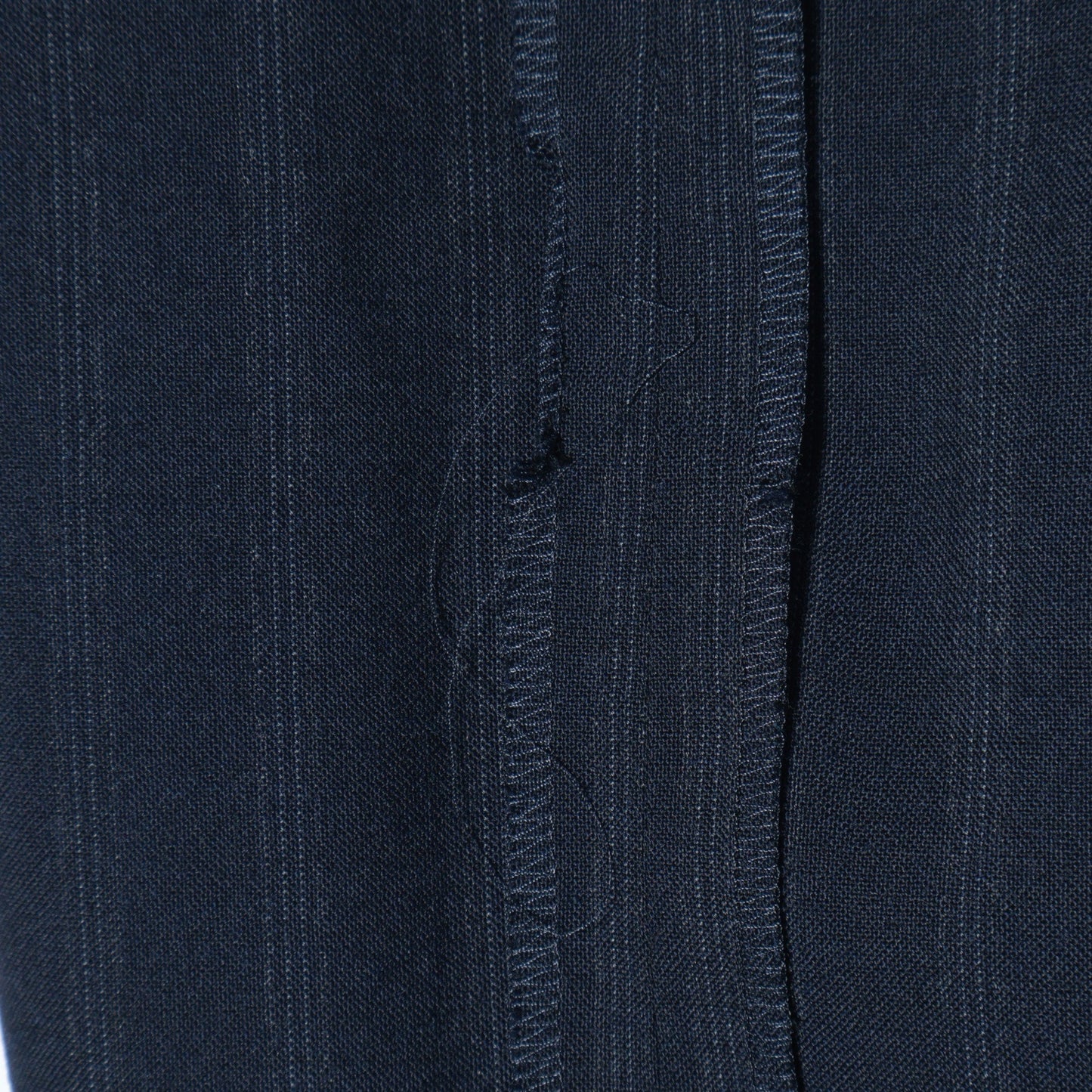 WIDE STRIPE WOOL TROUSERS