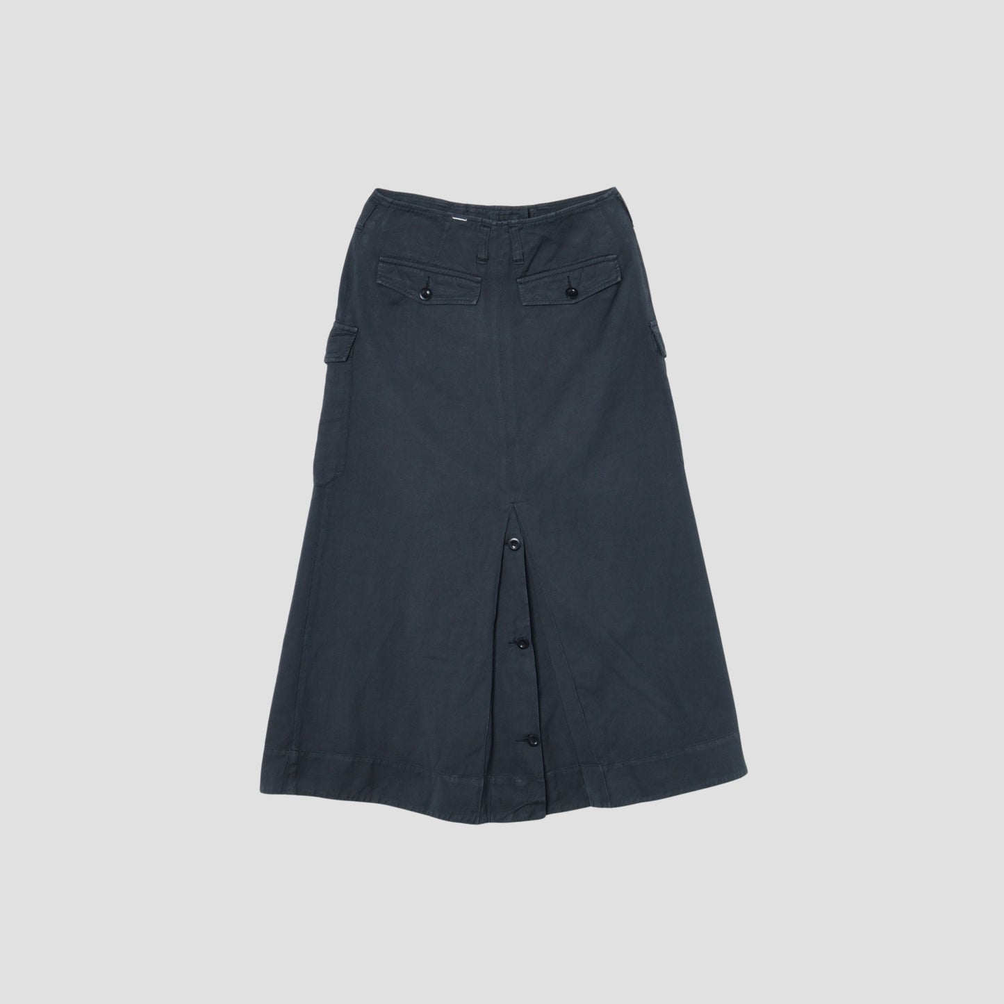 HIGHTWISTED COTTON LINEN SKIRT