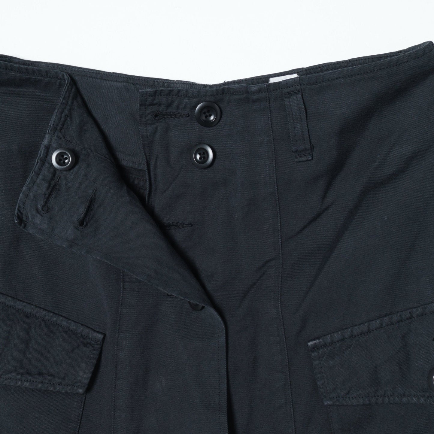 HIGHTWISTED COTTON LINEN SKIRT