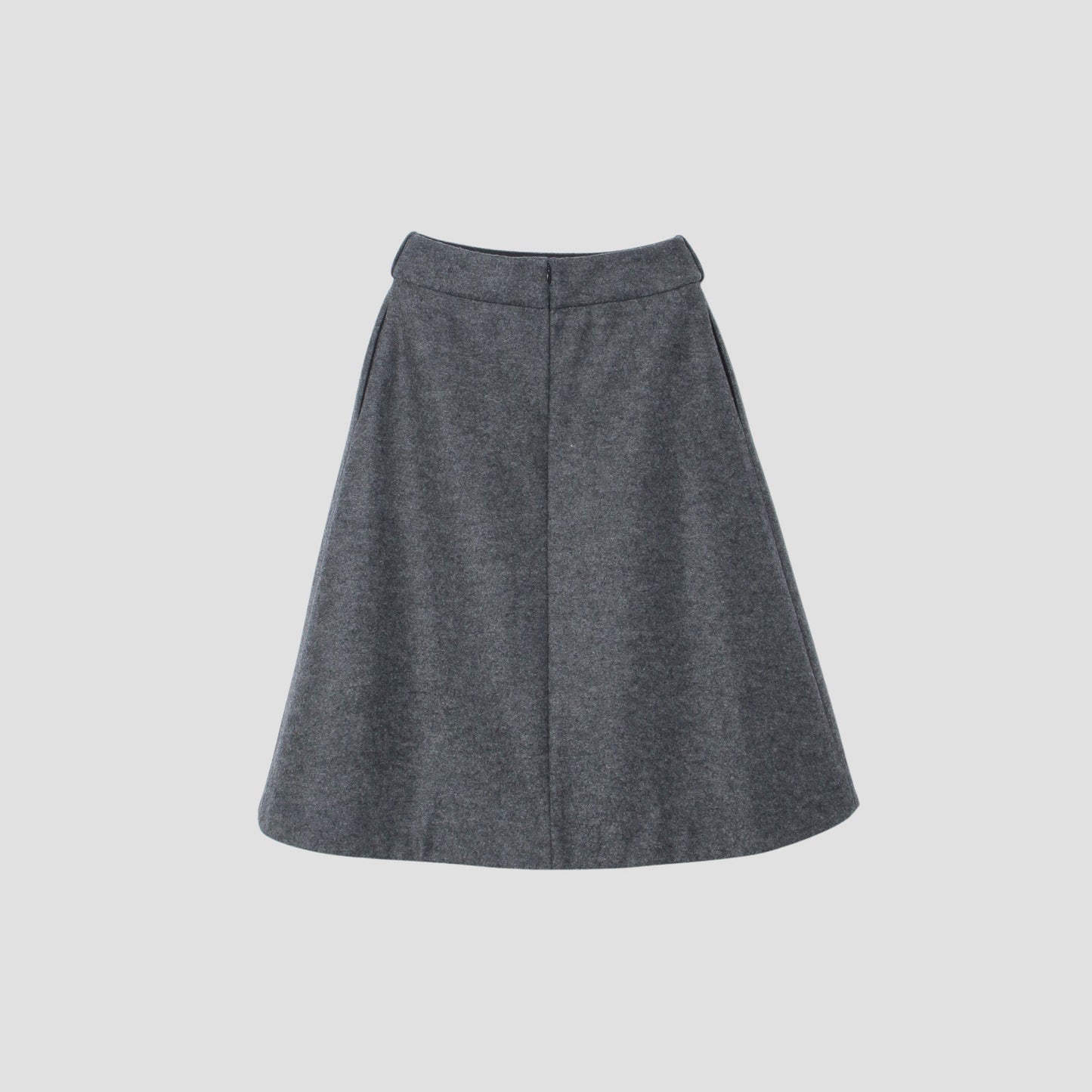 FELTED WOOL JERSEY SKIRT