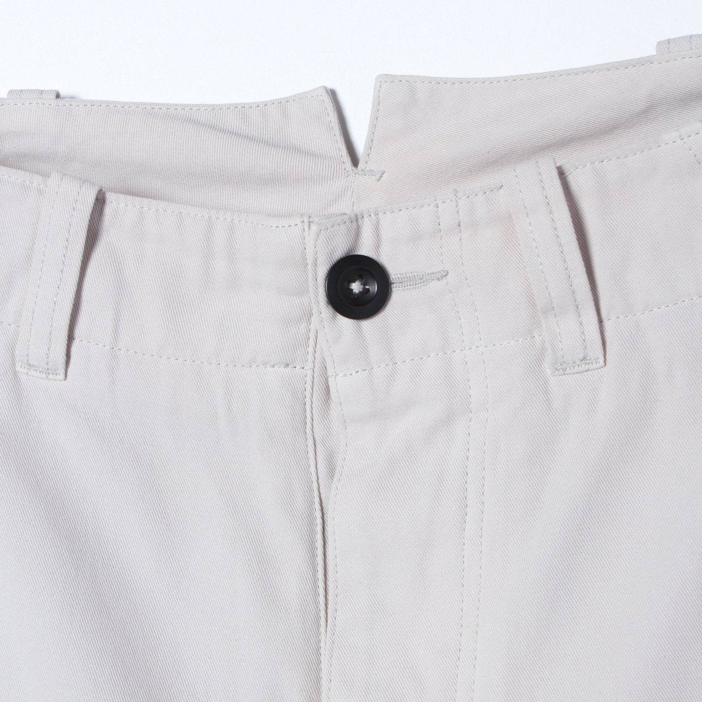 RAISED COTTON TWILL TROUSERS
