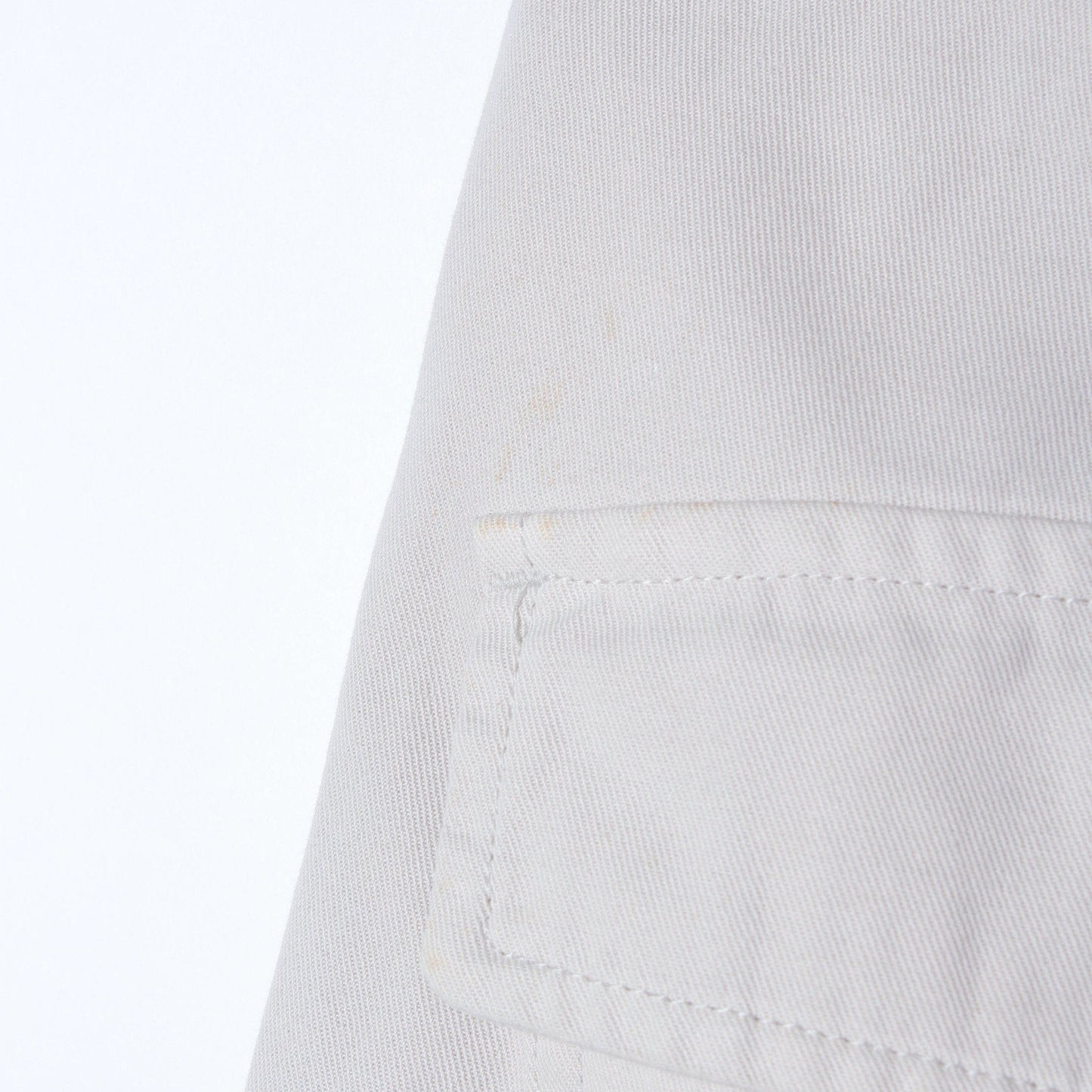 RAISED COTTON TWILL TROUSERS