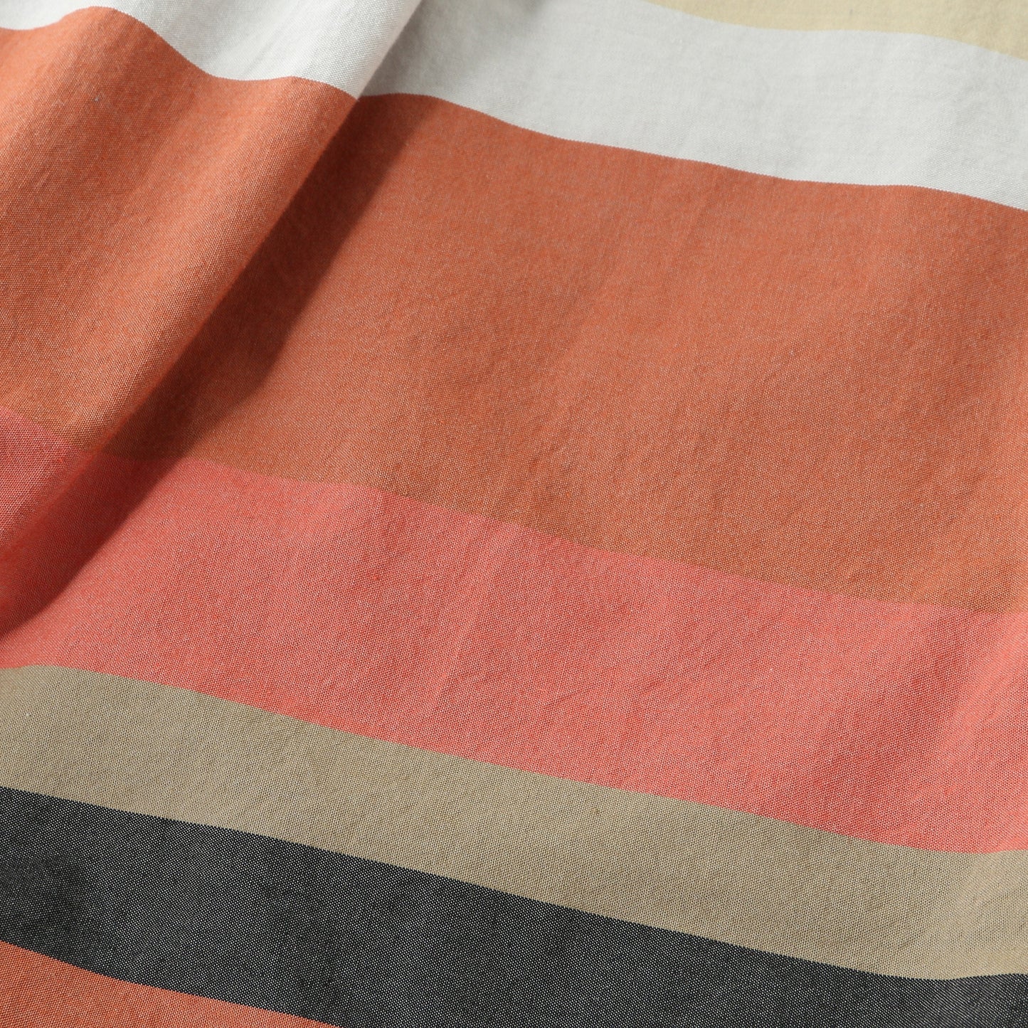 MULTI STRIPE COTTON SKIRT