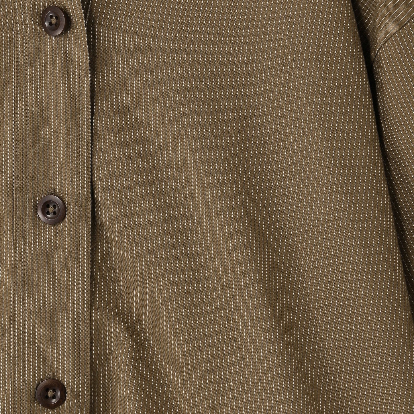 BROKEN STRIPE COTTON SHIRT