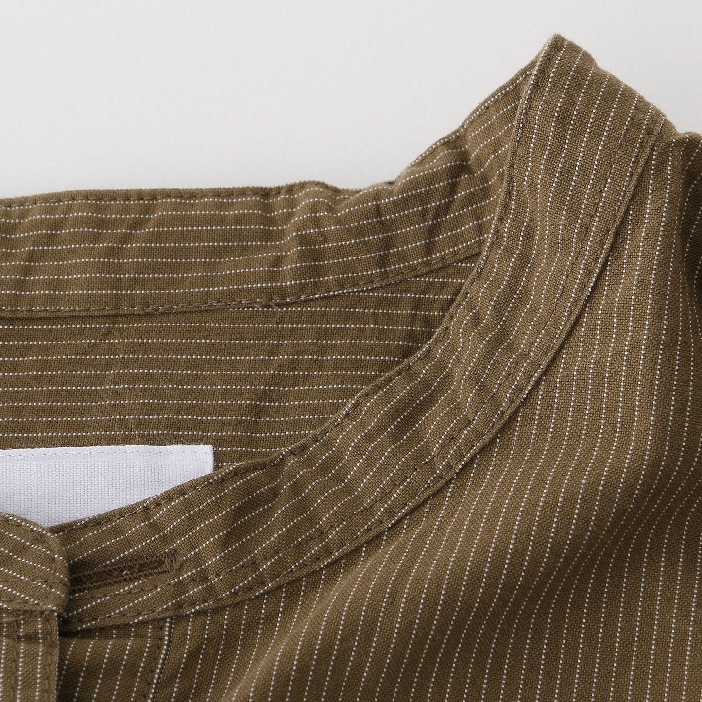 BROKEN STRIPE COTTON SHIRT