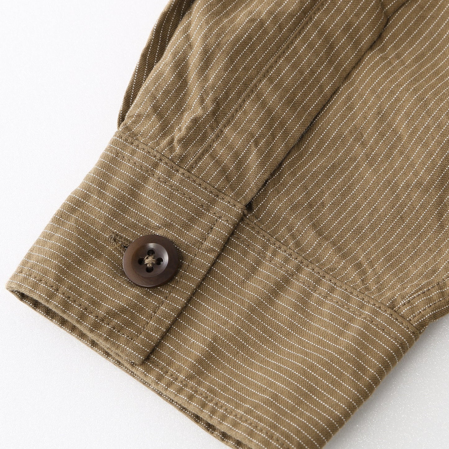 BROKEN STRIPE COTTON SHIRT