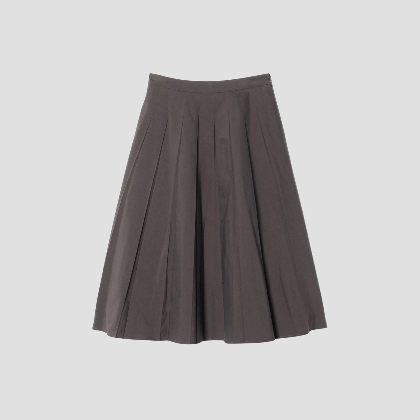 YARN DYE COTTON BLEND SKIRT