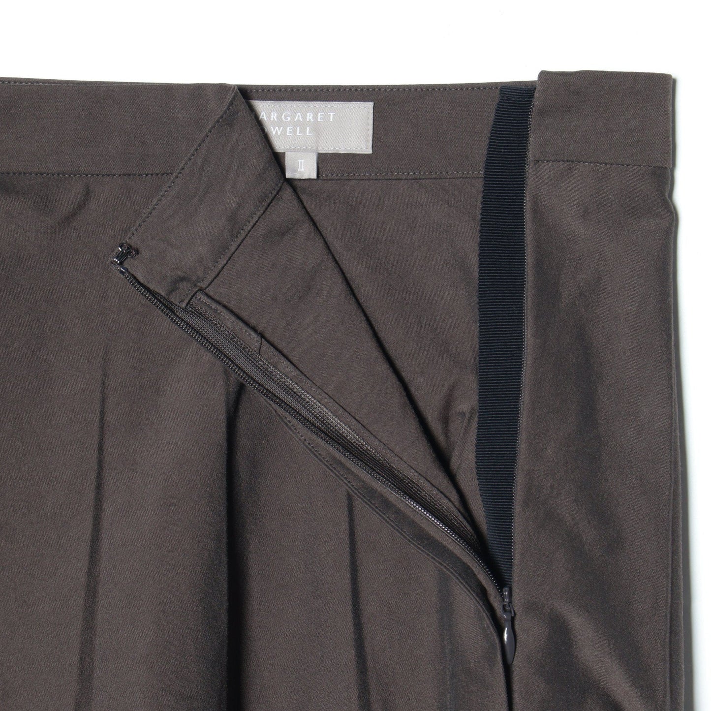 YARN DYE COTTON BLEND SKIRT