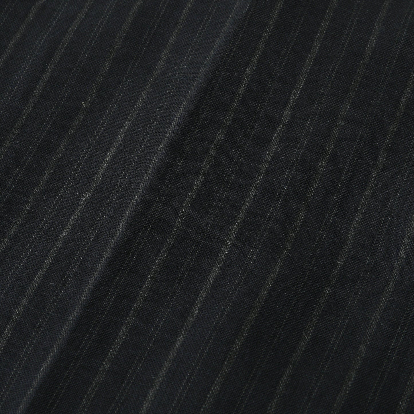 CHALK STRIPE LINEN WOOL TROUSERS